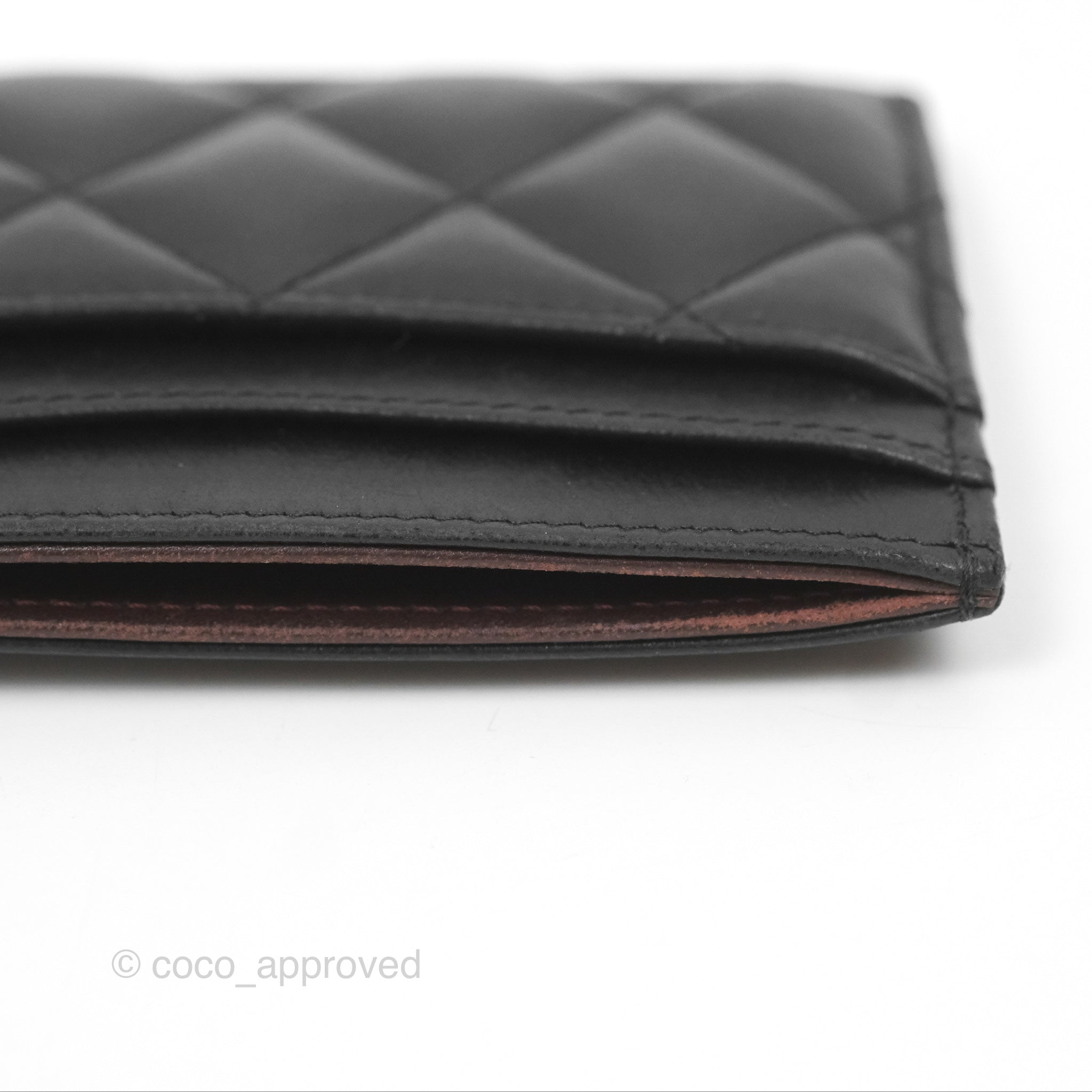 Chanel Classic Flat Card Holder Black Lambskin Gold Hardware - Luxury Slim Wallet for Women, Perfect for Everyday Use & Gift Giving