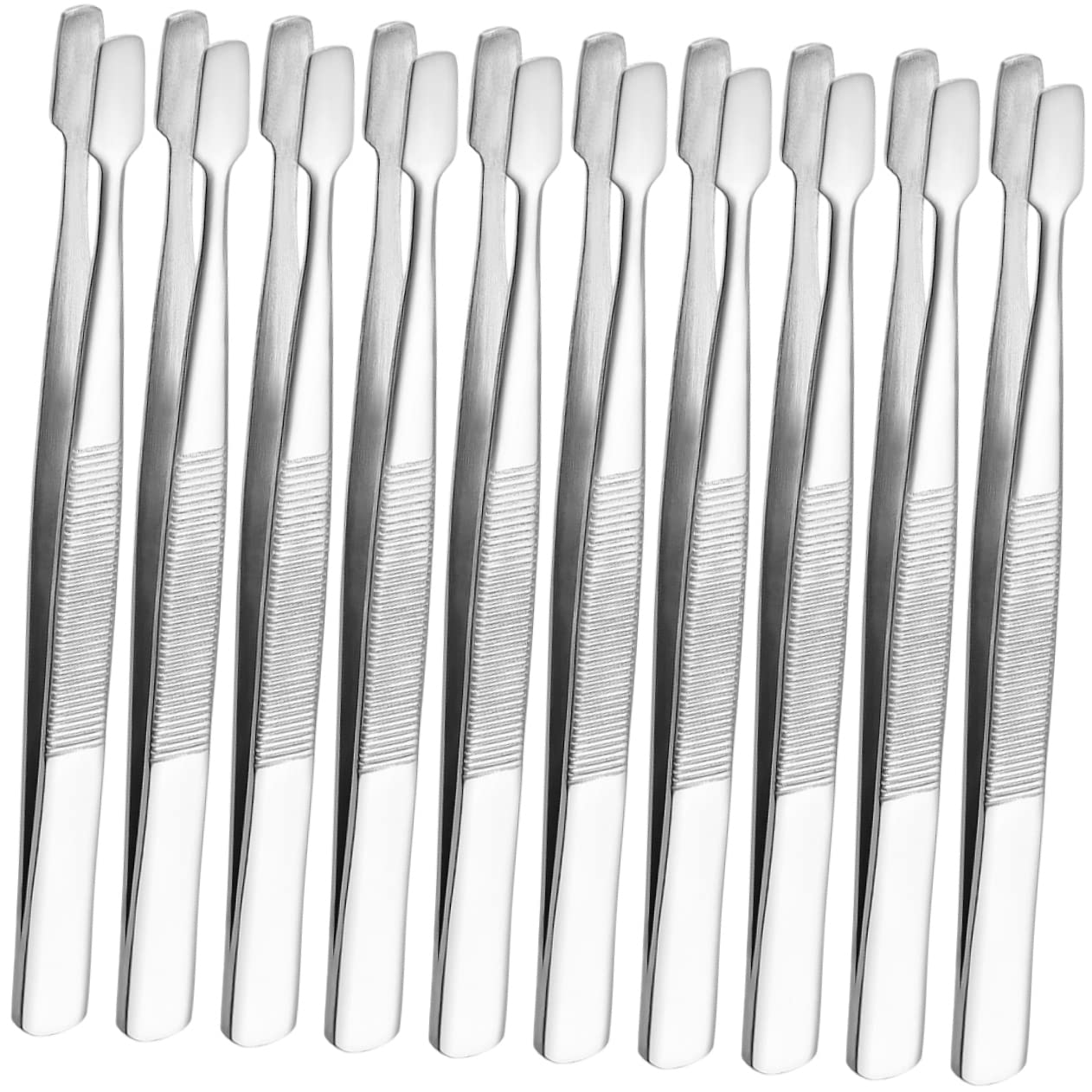 FOMIYES 20 Pcs False Eyelash Applicator Tool Kit - 430 Stainless Steel Eyelash Extension Tweezers, Curler & Sealer Clips for Professional & Home Use - Perfect for Lash Artists, DIY Beauty & Salon Makeup