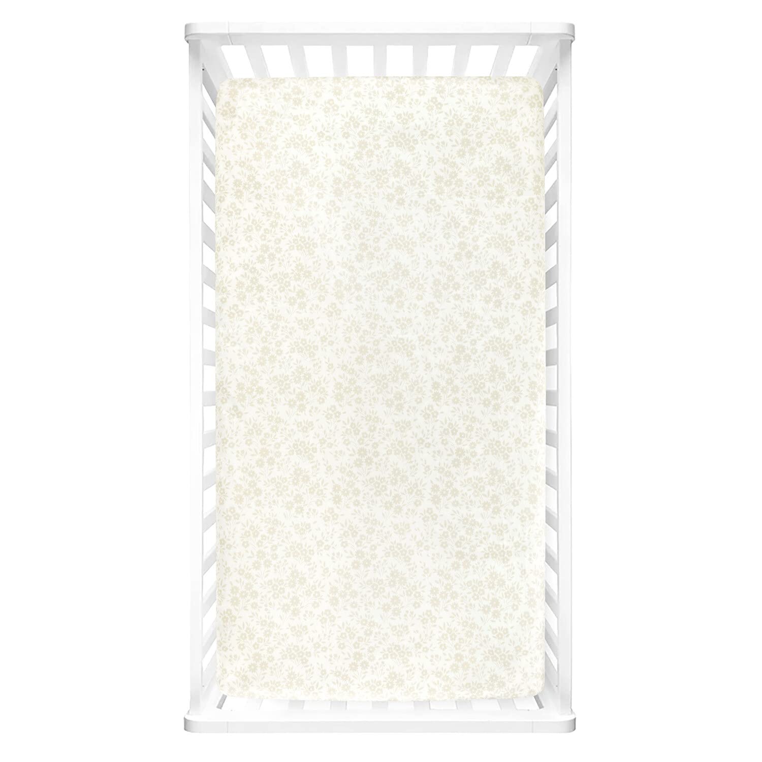 Lush Decor Floral Crib Sheet 52x28