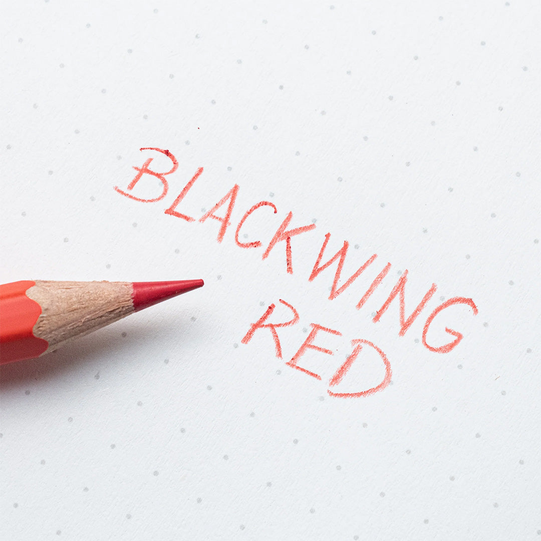 Premium Blackwing Red Pencils - Set of 4 - Smooth Writing & Drawing Graphite Pencils for Artists, Writers & Professionals - Perfect for Sketching, Note Taking & Creative Projects