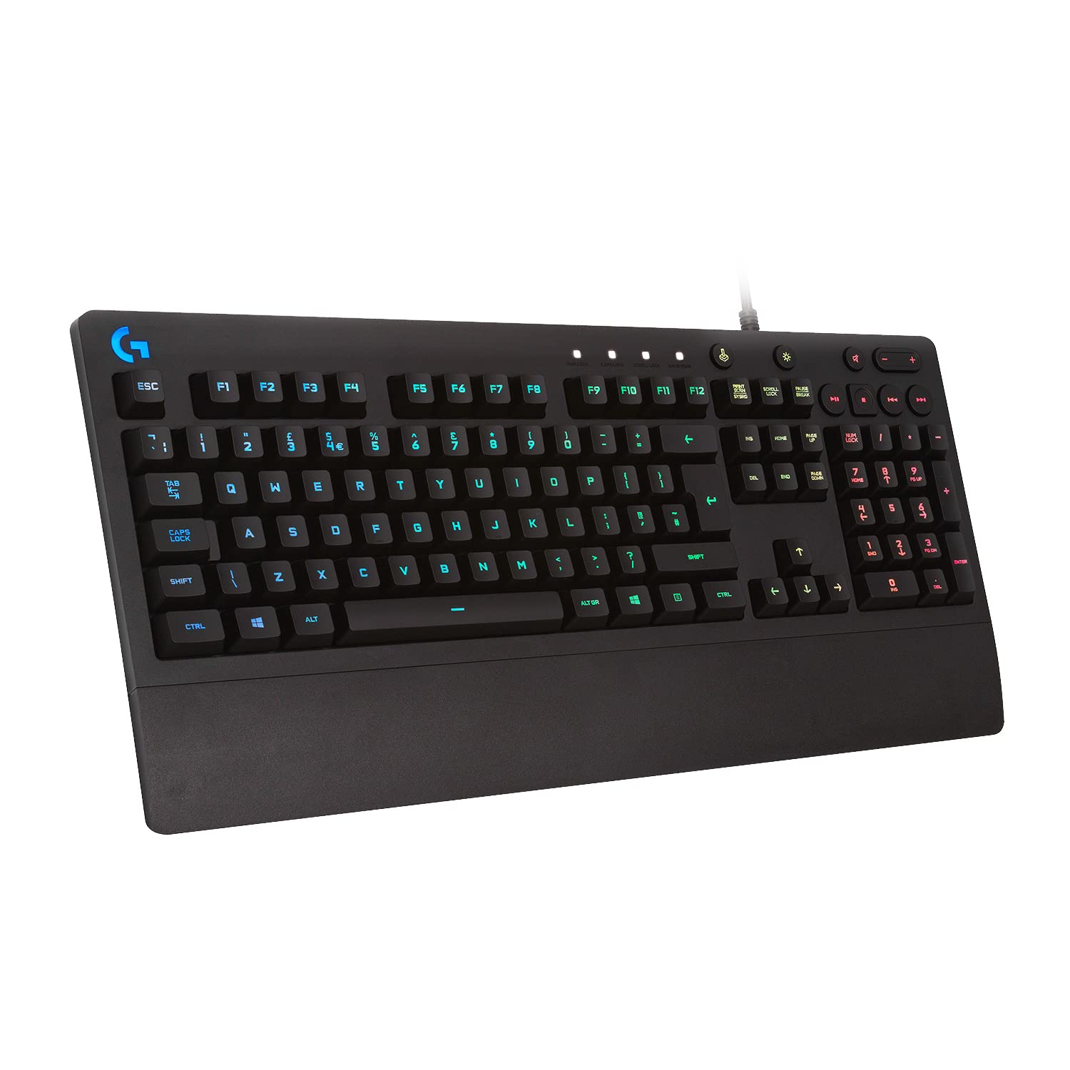 Logitech G213 Prodigy RGB Gaming Keyboard - Mechanical Feel, Spill-Resistant, Customizable Lighting - Perfect for PC Gaming, Typing & Office Work