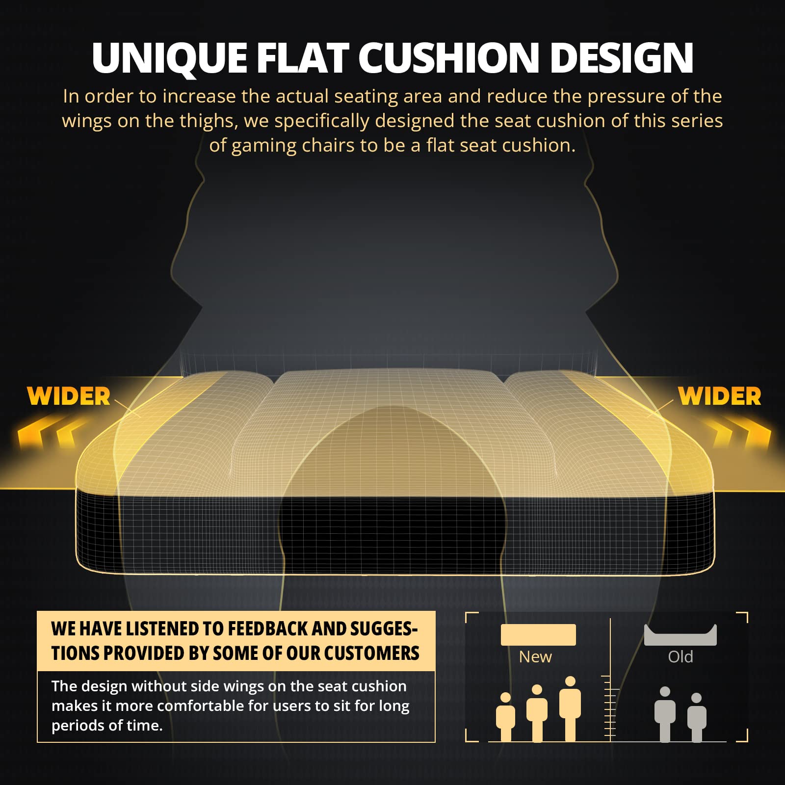 Dowinx Ergonomic Gaming Chair - Breathable PU Leather Computer Chair with Pocket Spring Cushion & Massage Lumbar Support, Adjustable Swivel Task Chair with Footrest for Office & Home Gaming Setup (Black) - Perfect for Esports, Streaming & Long Work Sessions