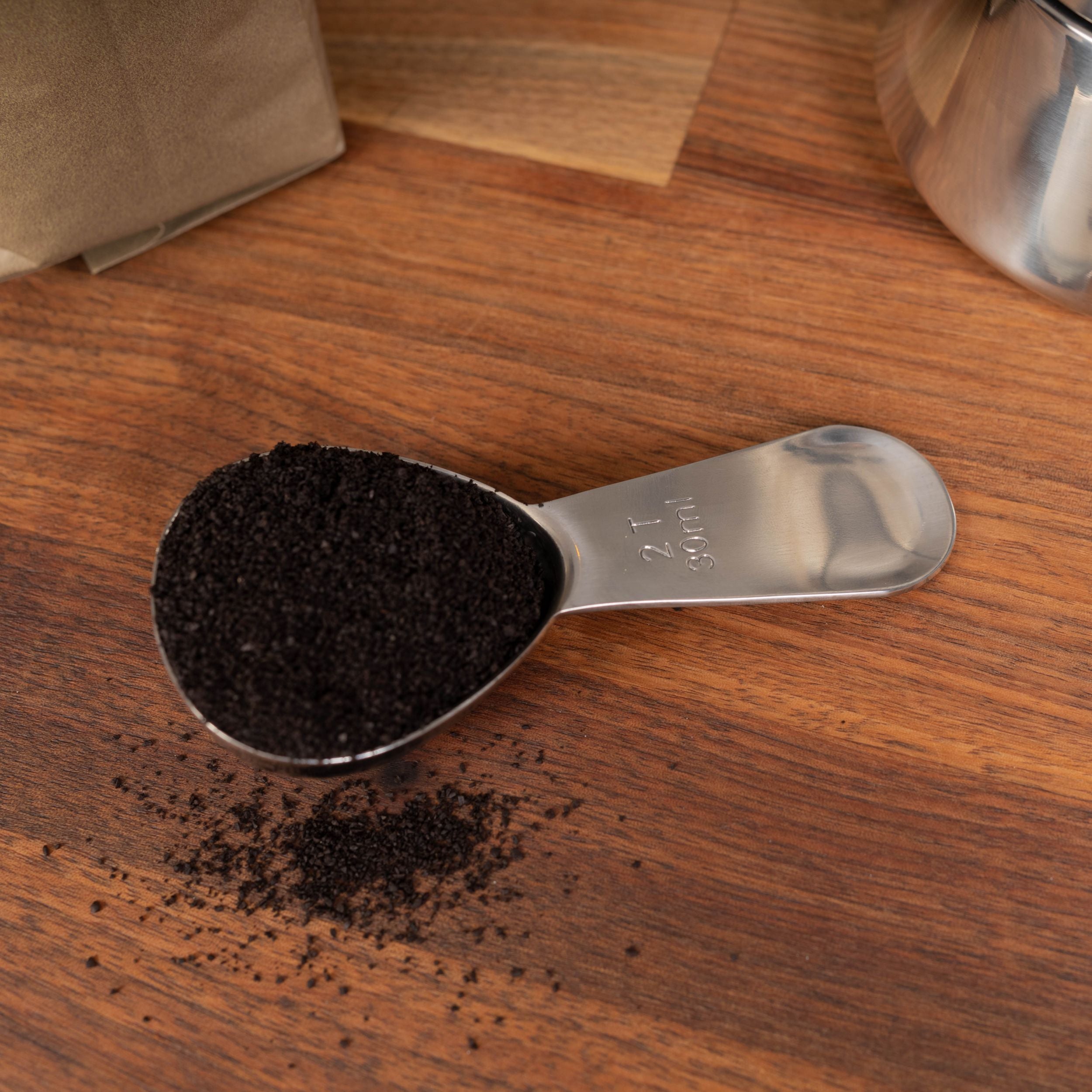 Premium Espresso Maker & Coffee Spoon Set - 10 Cup Capacity, Stainless Steel (EM10S, CS230) - Perfect for Home Baristas & Coffee Lovers