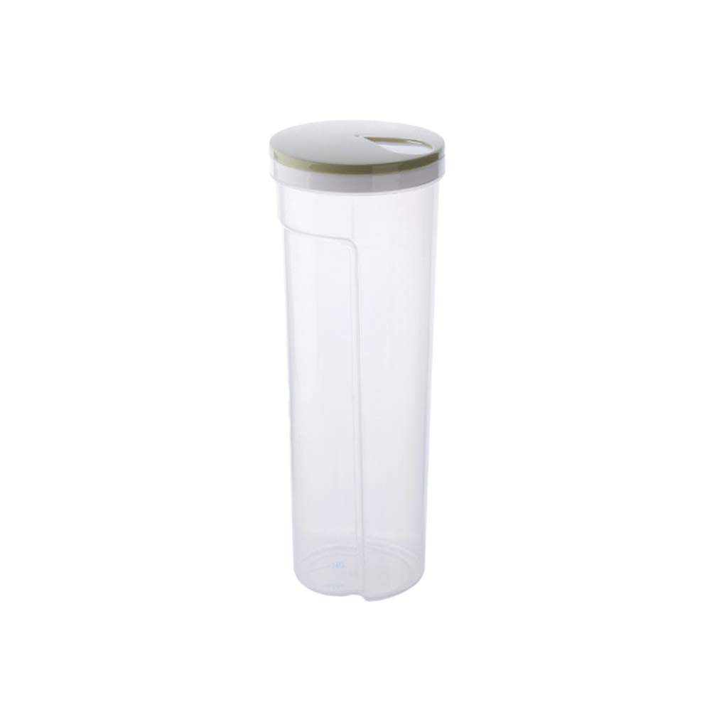 DOITOOL Airtight Plastic Food Storage Containers for Grains, Noodles, Snacks & Cereal - BPA-Free Kitchen Canisters with Secure Lids (Light Green) - Perfect for Pantry Organization, Meal Prep & Bulk Food Storage