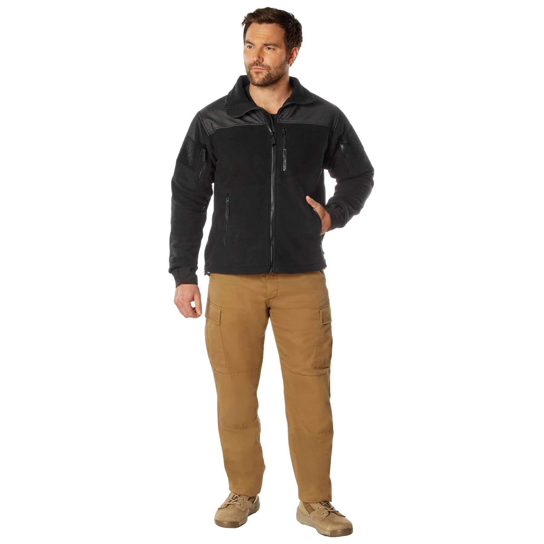 Rothco Men's Special Ops Tactical Fleece Jacket - Warm Military Style Outdoor Jacket for Hiking, Camping & Winter Activities
