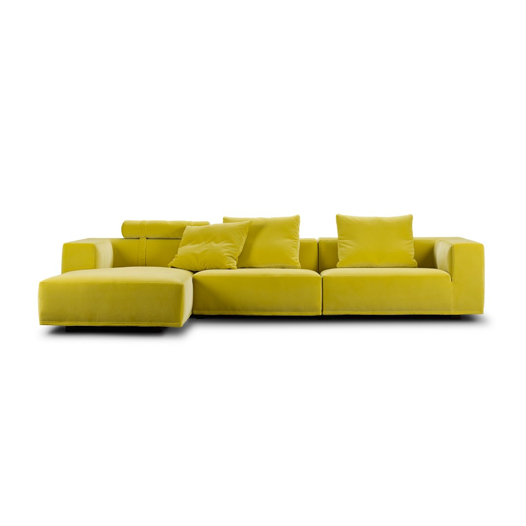 Baseline Sofa Sectional - Modern L-Shaped Couch for Living Room, Family Room & Home Theater | Comfortable & Stylish Furniture