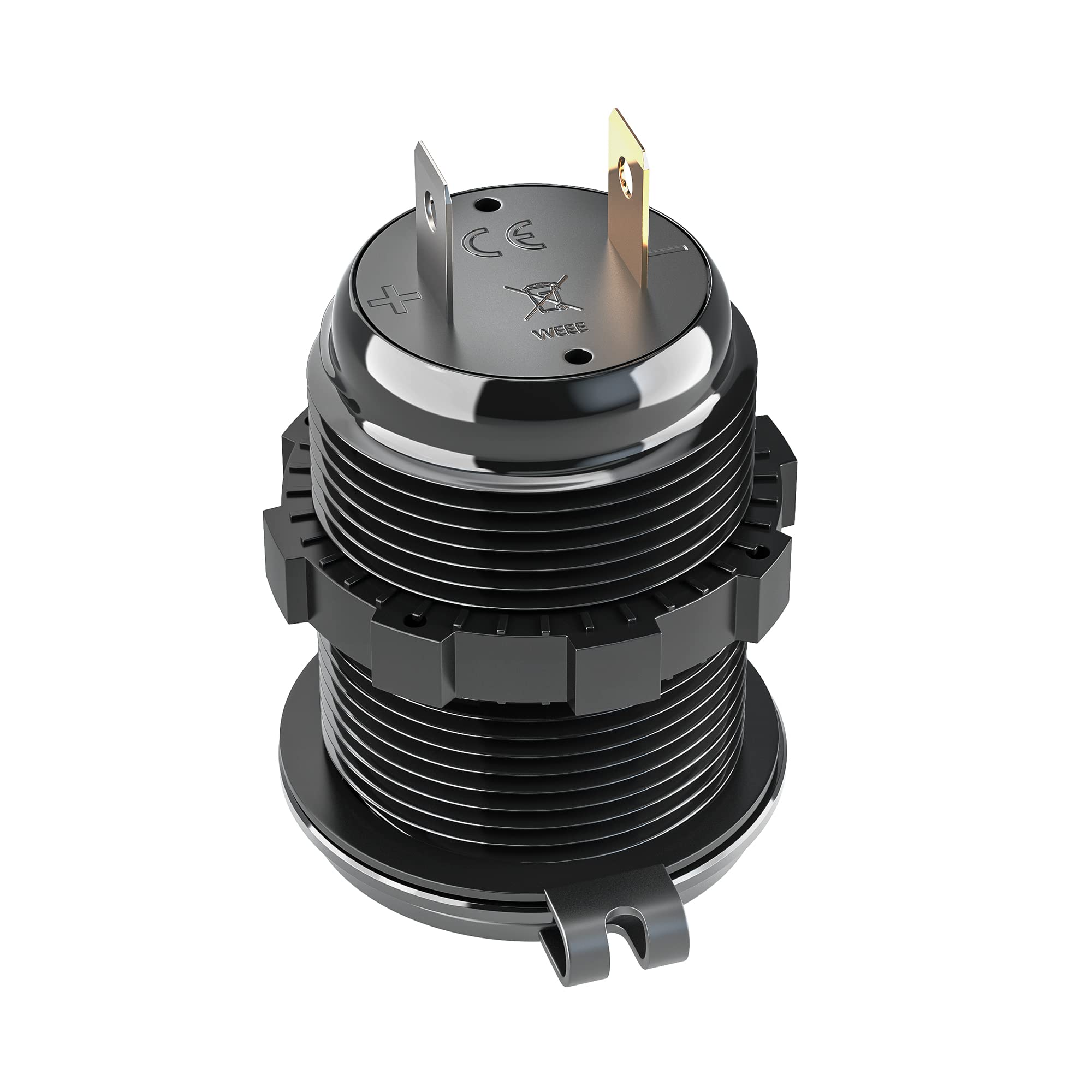 10L0L Golf Cart Charger with Dual USB Ports - 5A Fast Charging for Club Car, EZGO & Yamaha - Perfect for On-Course Power Needs