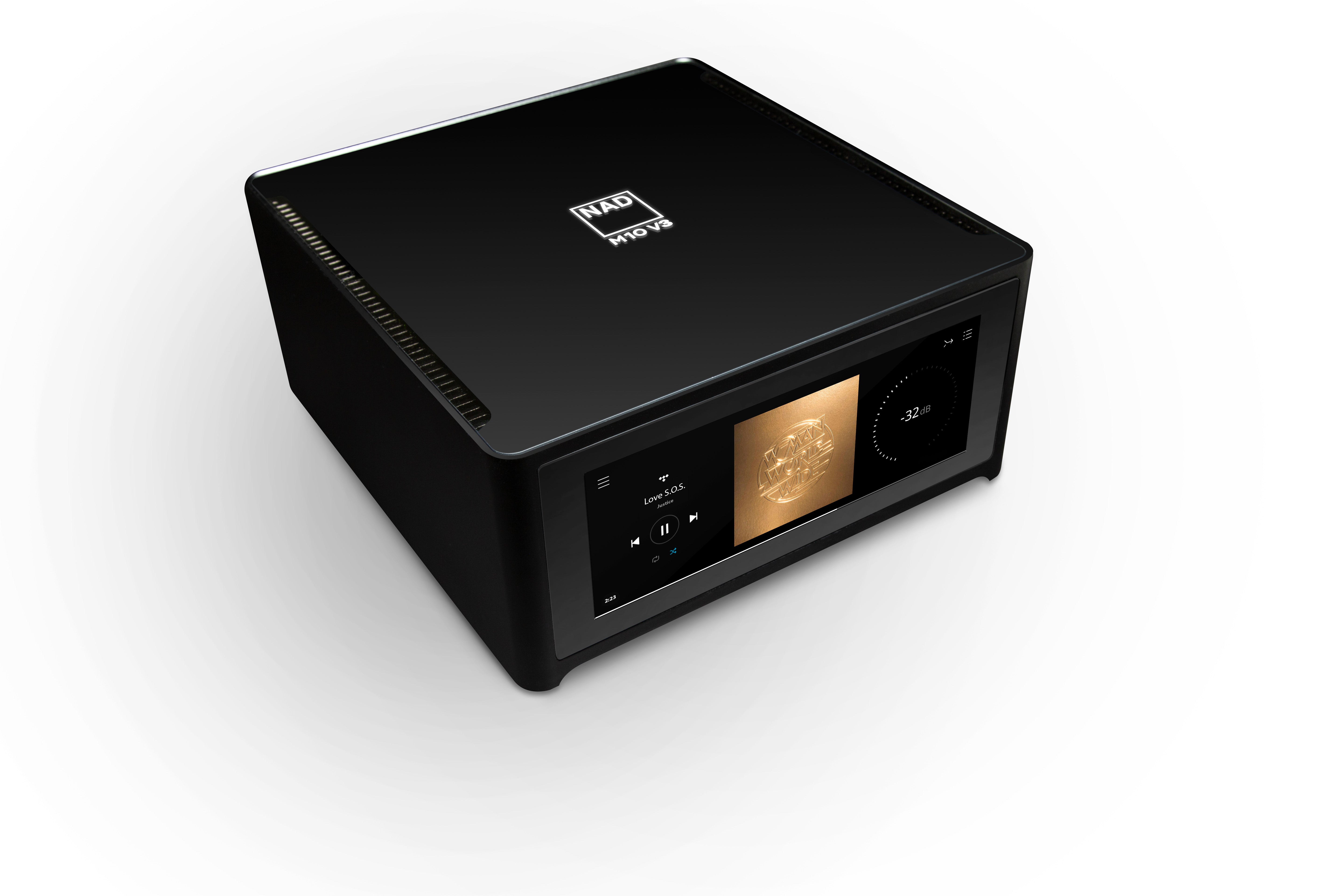 NAD M10 V3 BluOS Streaming Amplifier - High-End Wireless Audio System for Home Theater & Music Streaming | Perfect for Living Rooms, Home Studios & Audiophiles