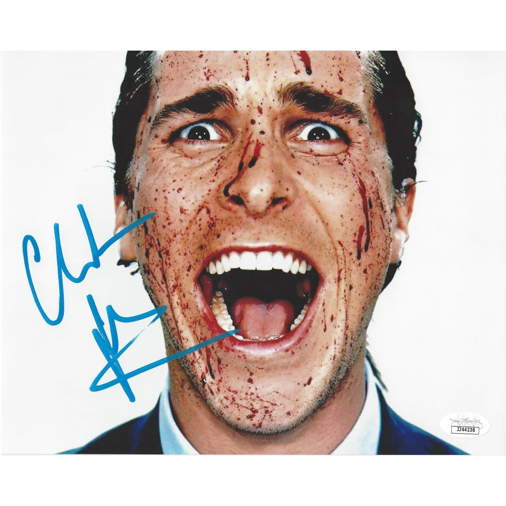 Authentic Christian Bale Signed 8x10 Photo with JSA COA - Limited Edition Autograph for Movie Memorabilia Collectors & Batman Fans Display