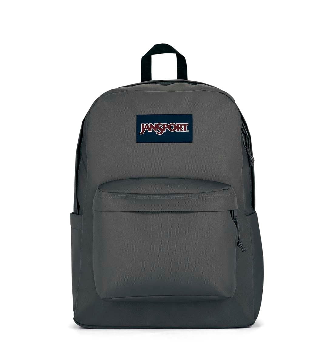 JanSport SuperBreak Backpack - Lightweight Laptop Backpack for School & Travel, Durable Graphite Grey Daypack with 1 Main Compartment | Perfect for College Students, Commuters & Outdoor Adventures