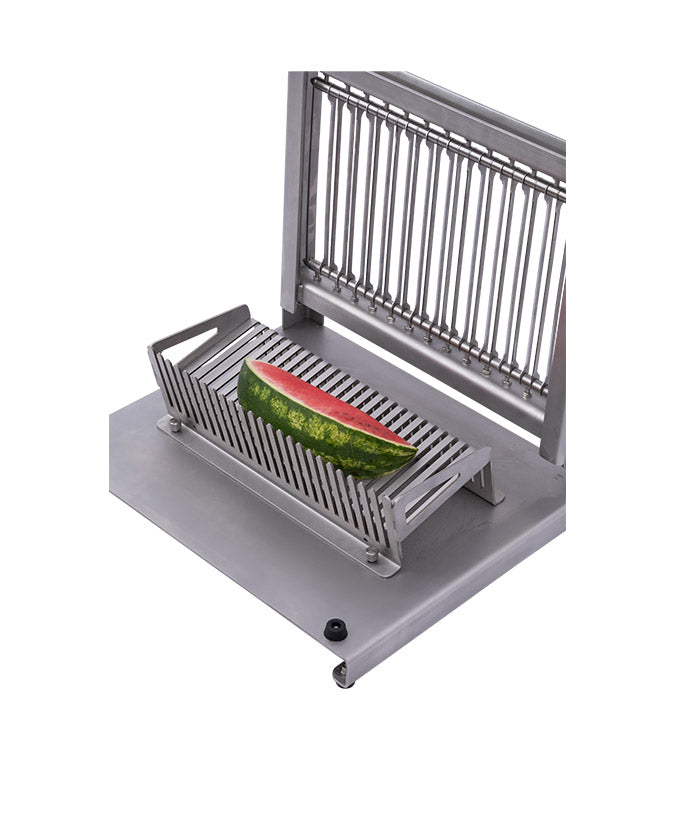 Cancan® Large Melon Cutter - Premium Stainless Steel Watermelon Slicer with Ergonomic Handle - Perfect for Summer BBQs, Picnics, and Fruit Salad Prep