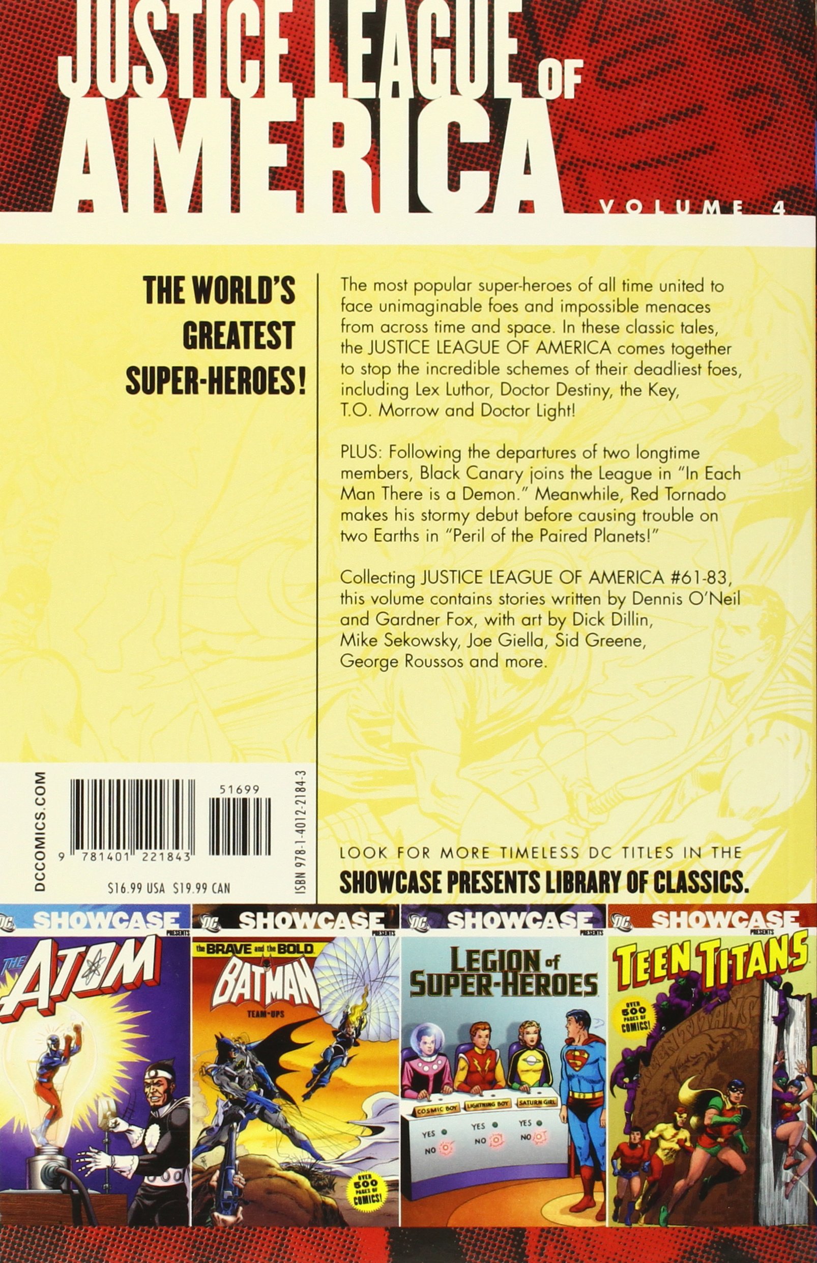 Showcase Presents Justice League of America Comic Book Collection - Classic DC Superhero Team Adventures for Collectors & Fans - Perfect for Reading, Display & Gifts