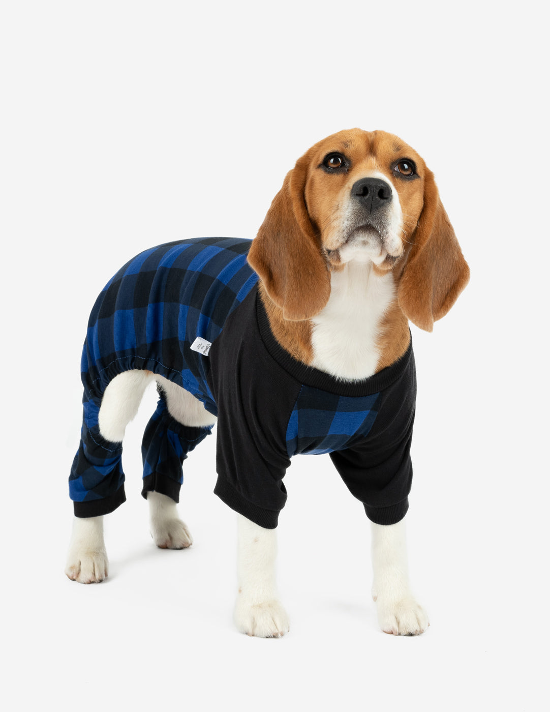 Cozy Dog Plaid Pajamas - Soft & Warm Pet Sleepwear for Small Medium Large Dogs - Perfect for Winter Nights & Indoor Lounging