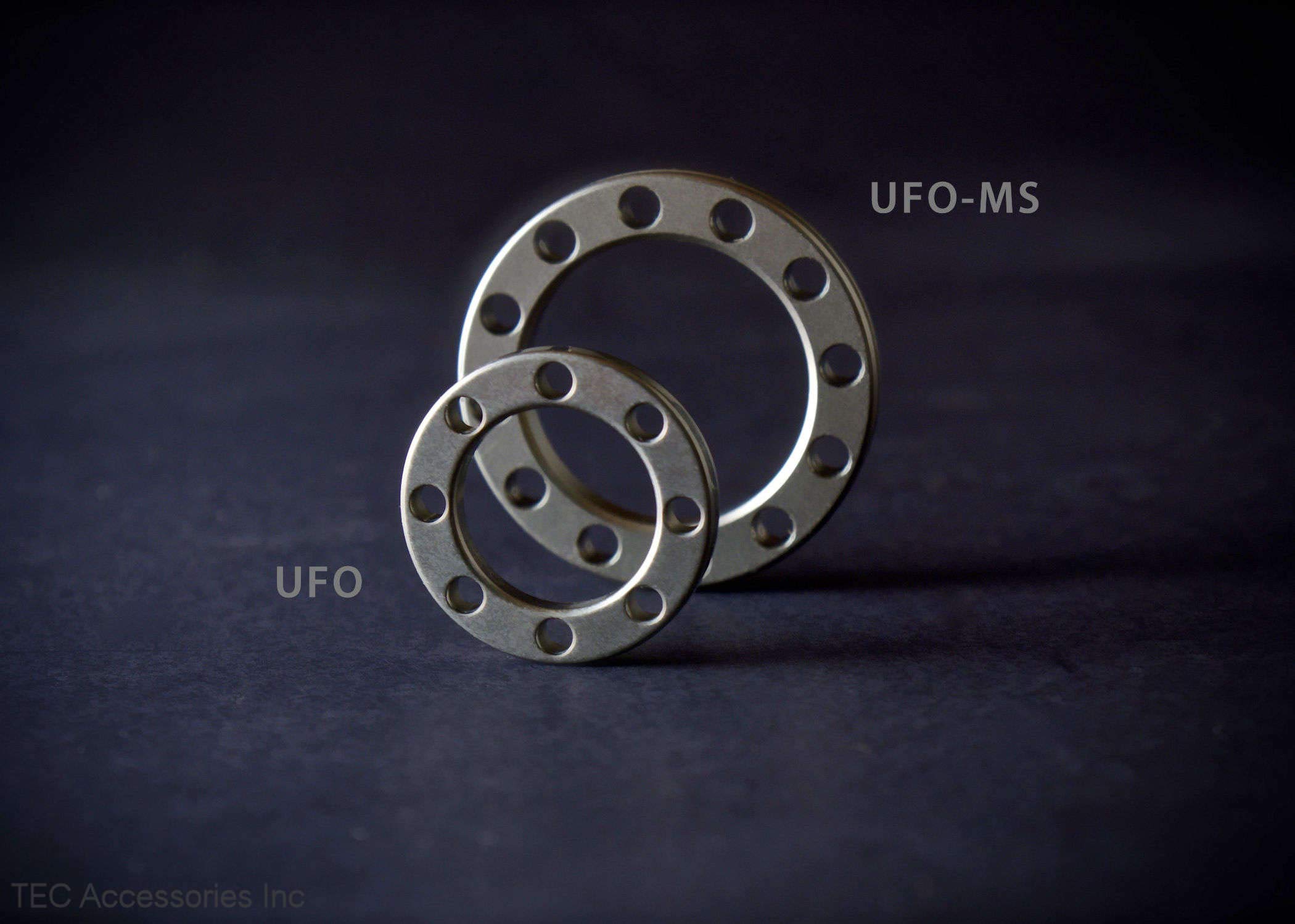 UFO-MS Titanium Keychain Organizer - 12 Hole Compact Key Holder for Everyday Carry, Custom Keyring, Pocket Key Keeper, Perfect for Home, Office, and Outdoor Adventures