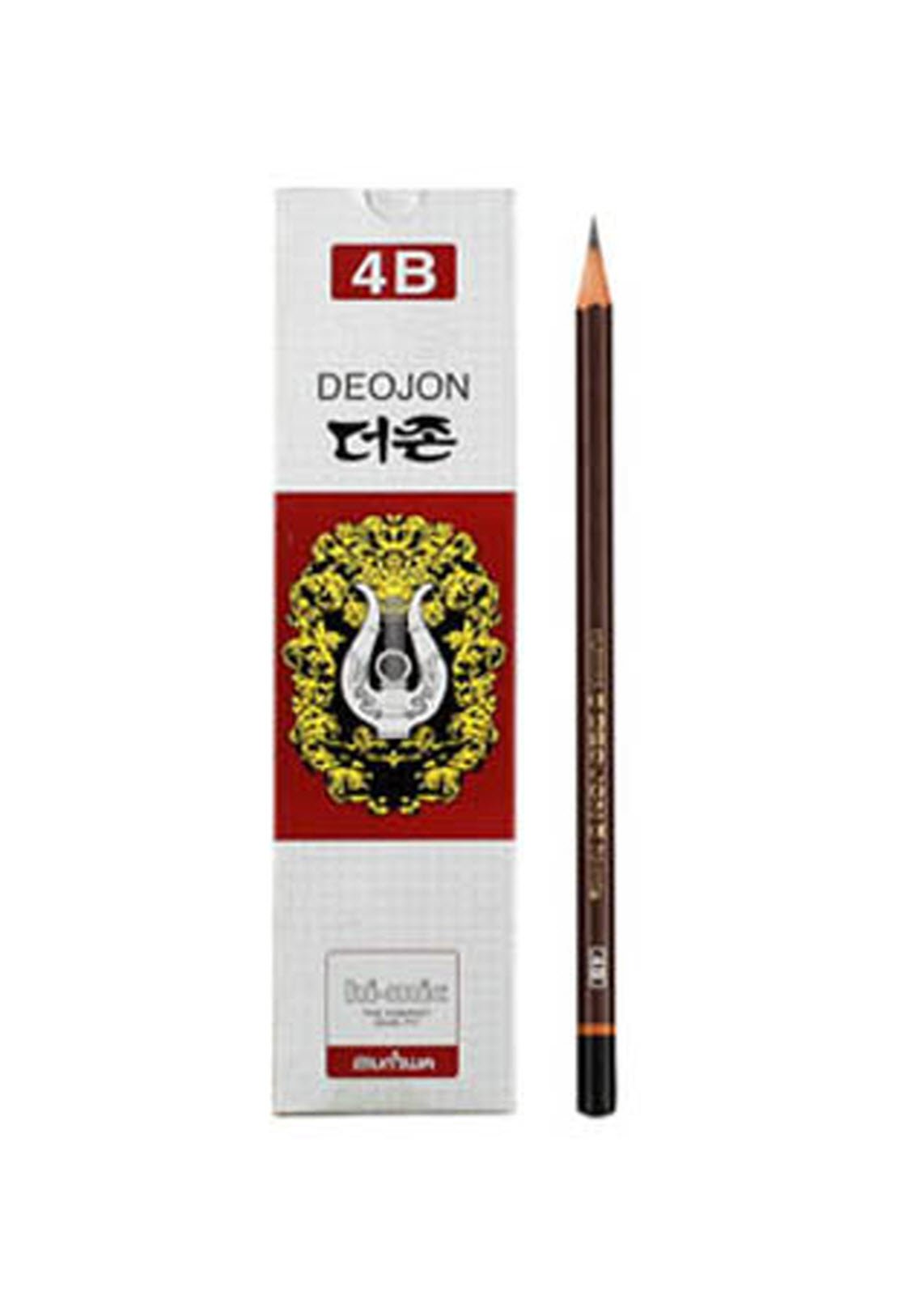 4B Pencils Box of 12 - Premium Drawing & Sketching Pencils for Artists, Students & Professionals - Perfect for Shading, Sketching & Art Projects