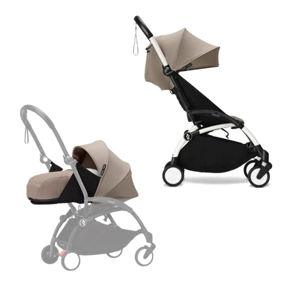 Stokke YOYO3 0+ & 6+ Complete Baby Stroller - Lightweight Travel Stroller for Newborns to Toddlers | Perfect for Air Travel, City Walks & Everyday Use