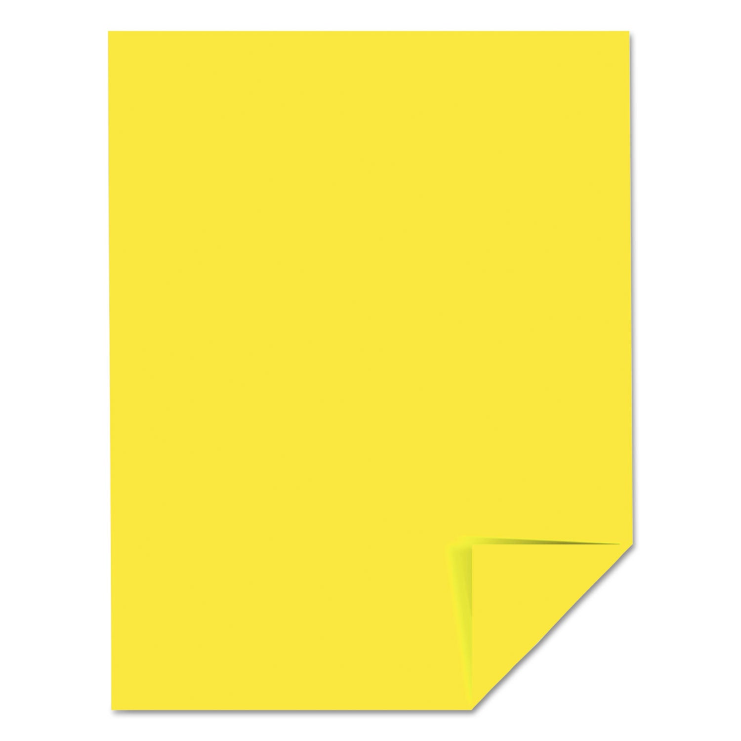 Astrobrights® Vibrant Color Paper - 24 lb Bond Weight, 8.5 x 11 Inches, Lift Off Lemon Yellow, 500 Sheets per Ream | Perfect for Office Documents, School Projects, Flyers & Crafting