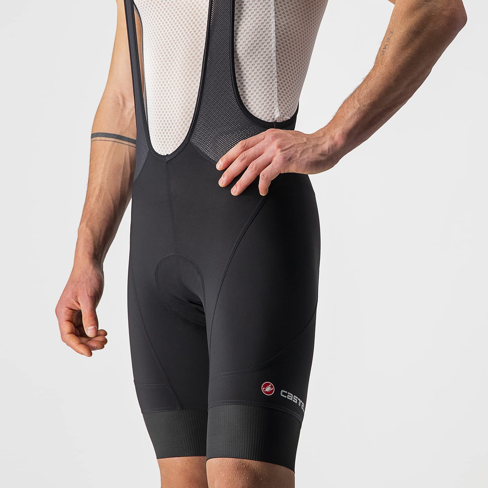 CASTELLI Men's Endurance 3 Bibshort - Premium Cycling Shorts for Road & Gravel Biking | Comfortable & Breathable | Perfect for Long-Distance Rides & Training Sessions