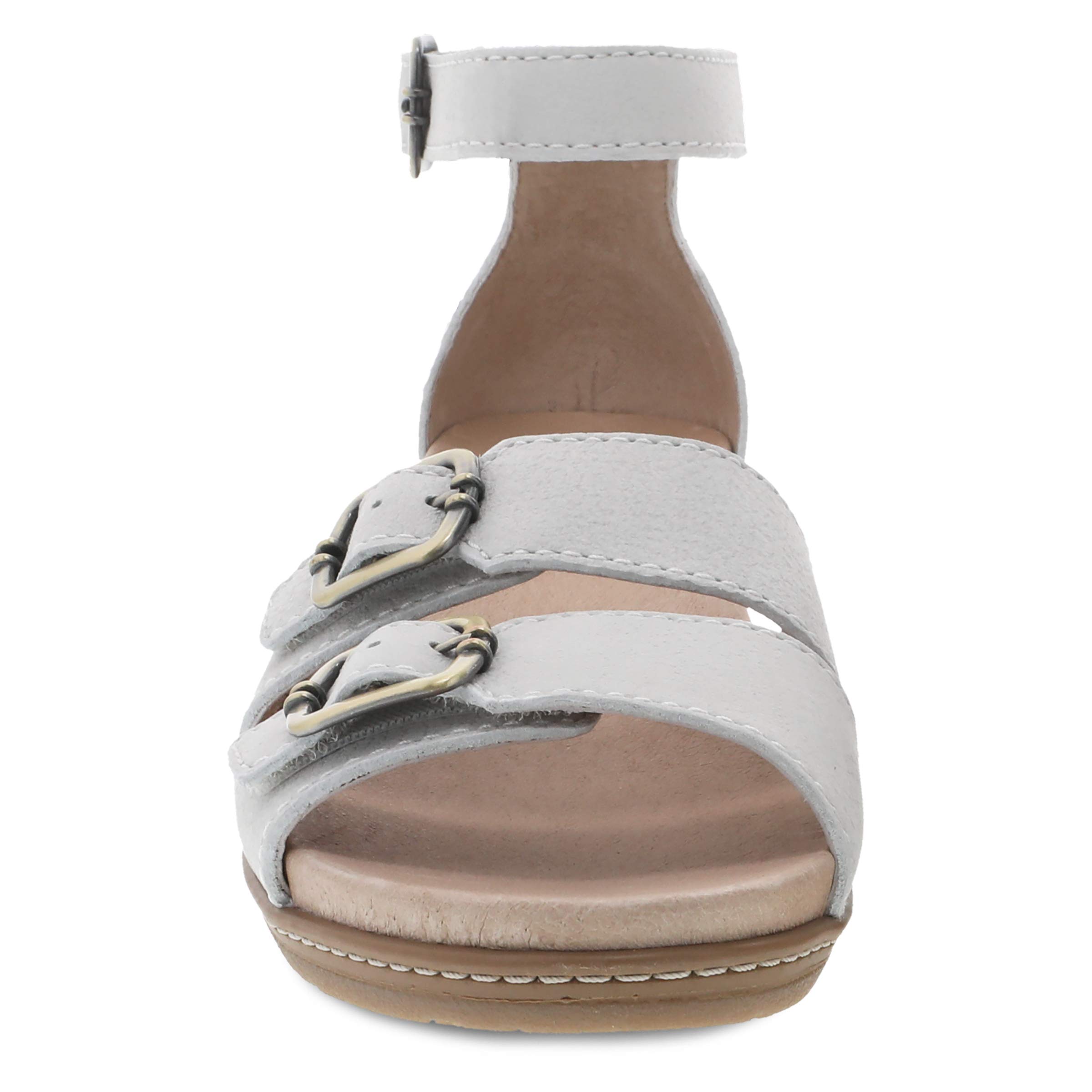 Dansko Women's Astrid Wedge Comfort Sandals - Breathable Leather Summer Sandals with Arch Support for Walking, Travel & Casual Wear