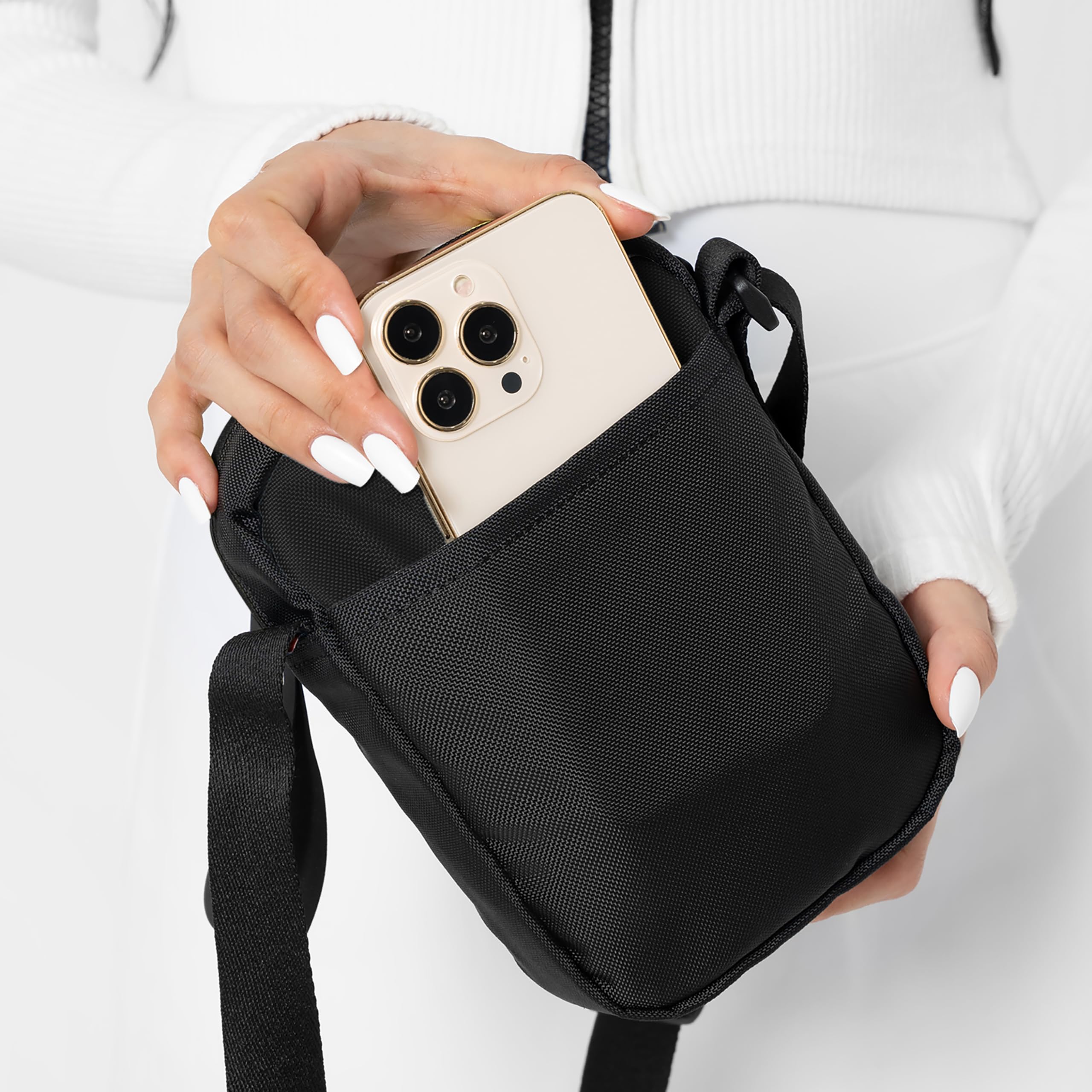 Sherpani Rogue Mini Crossbody Bag for Women - Stylish Shoulder Purse with Adjustable Strap, Lightweight Travel Bag | Perfect for Daily Use, Shopping, Work & Vacation Accessories