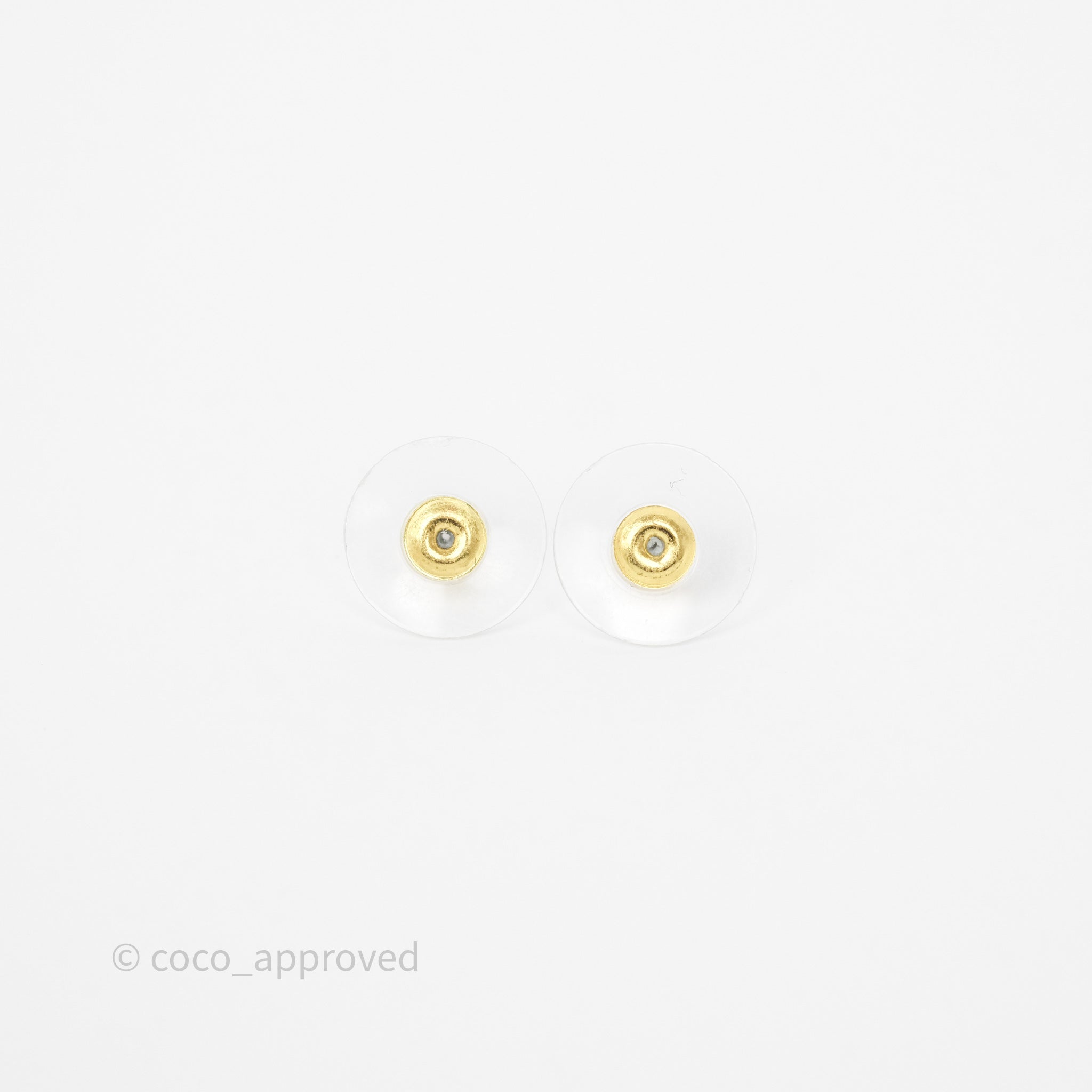 Chanel CC Crystals Square Earrings Gold Tone 23B - Luxury Fashion Jewelry for Women, Perfect for Parties, Weddings & Special Occasions
