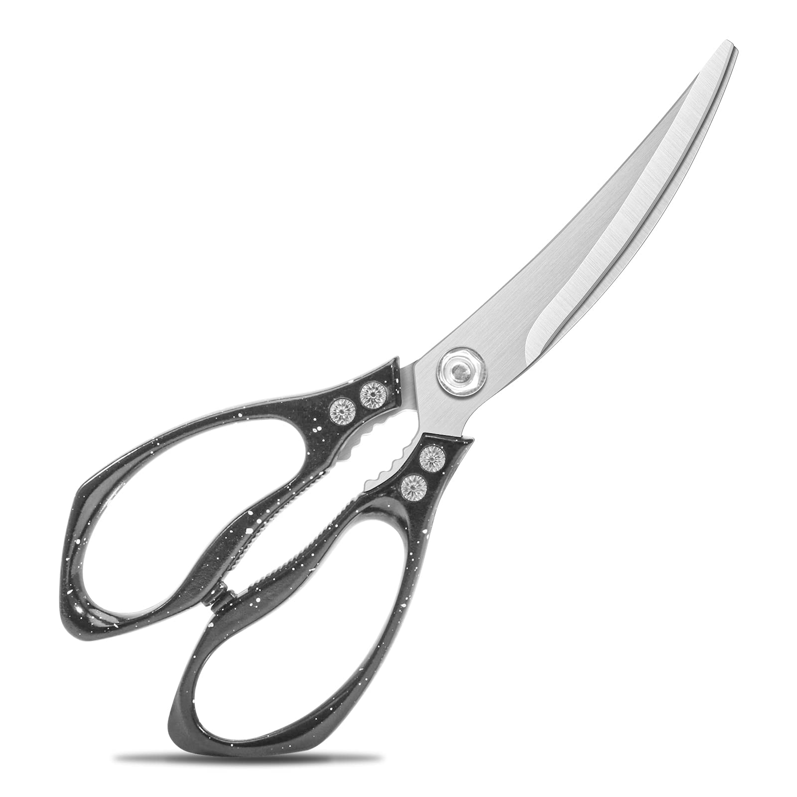 Diesisa Heavy Duty Stainless Steel Kitchen Scissors - Dishwasher Safe All-Purpose Shears for Poultry, Chicken, Ribs, Meat, BBQ & Barbecue - Perfect for Cooking, Crafting & Gardening
