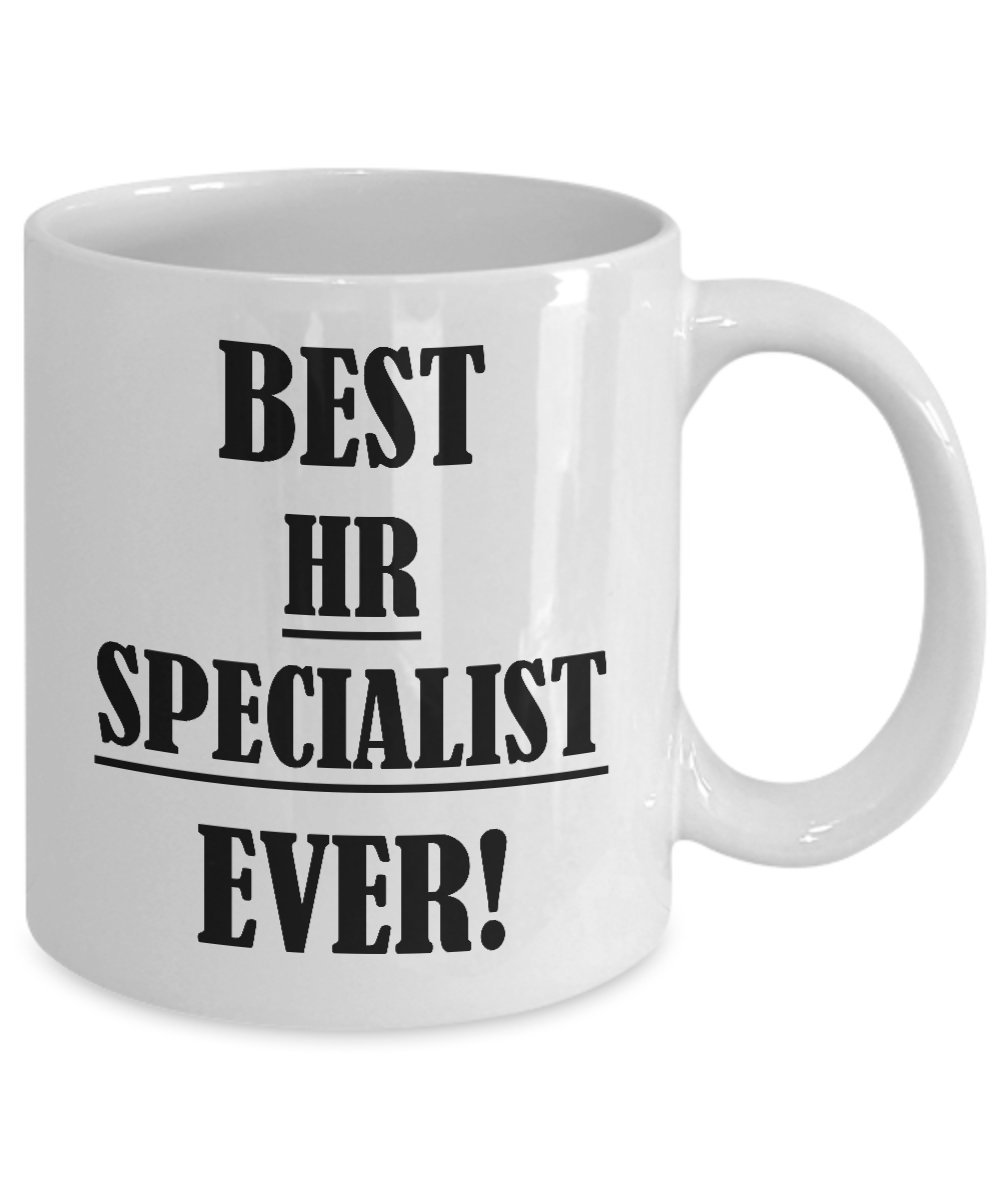 Funny HR Specialist Coffee Mug - Best HR Gift Ever - Cute Human Resources Tea Cup for Manager, Coworker, Wife, Girlfriend, Mom - Perfect Office Desk Gift for HR Professionals & Appreciation
