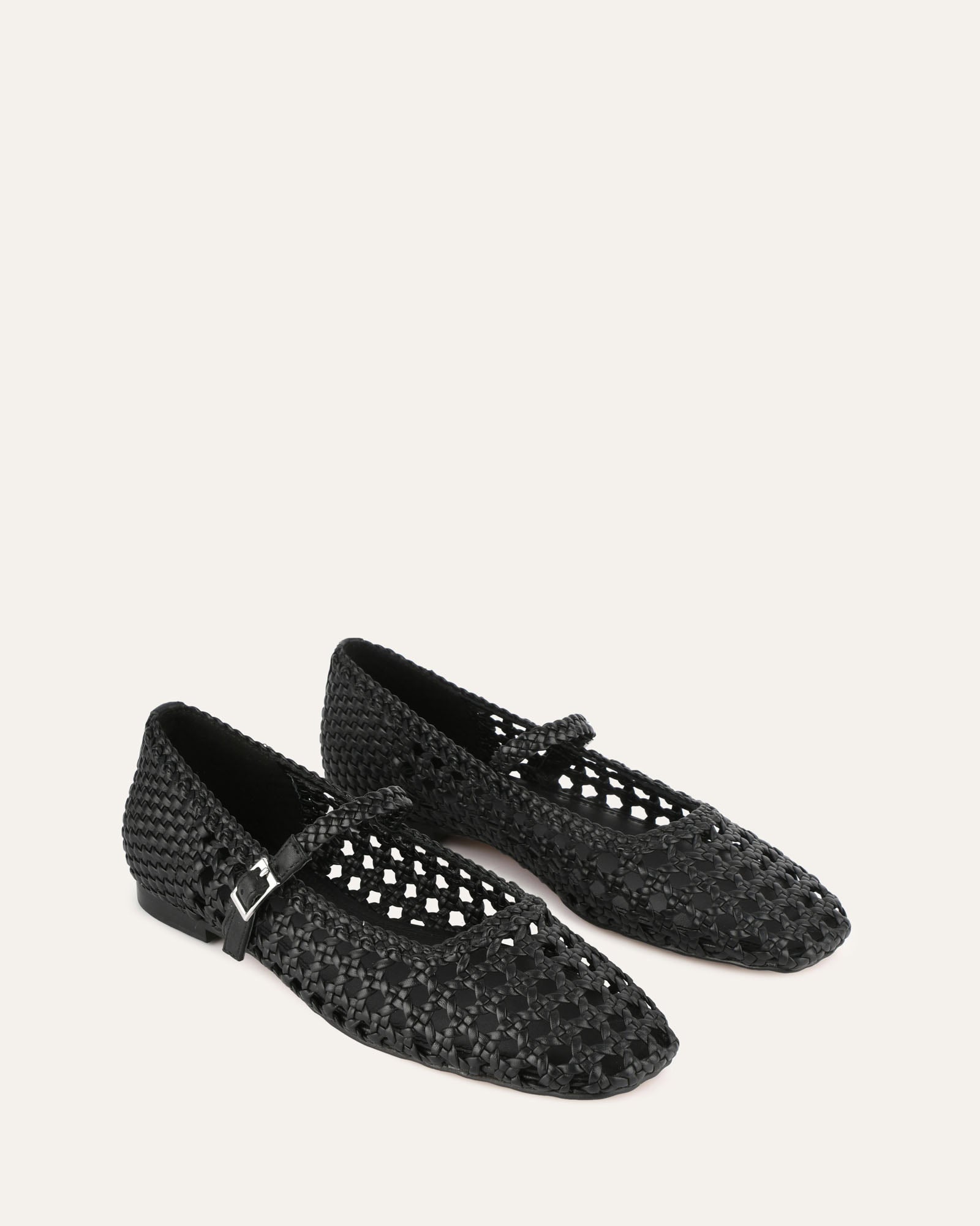 WILLIS Casual Flats for Women - Black Leather Slip On Shoes - Comfortable & Stylish for Work, Travel & Everyday Wear