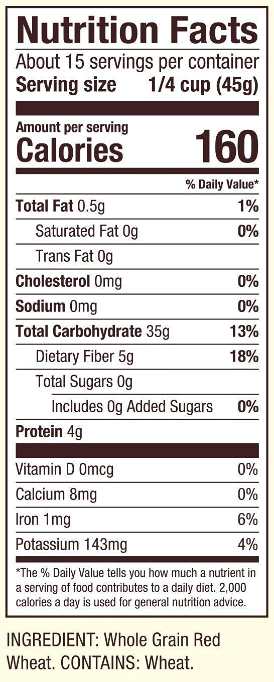 Organic Hard Red Wheat Bulgur by Bob's Red Mill - 28 Oz (Pack of 4) | Whole Grain for Salads, Pilafs & Healthy Meal Prep | Bulk Pantry Staple | Non-GMO, Kosher Certified