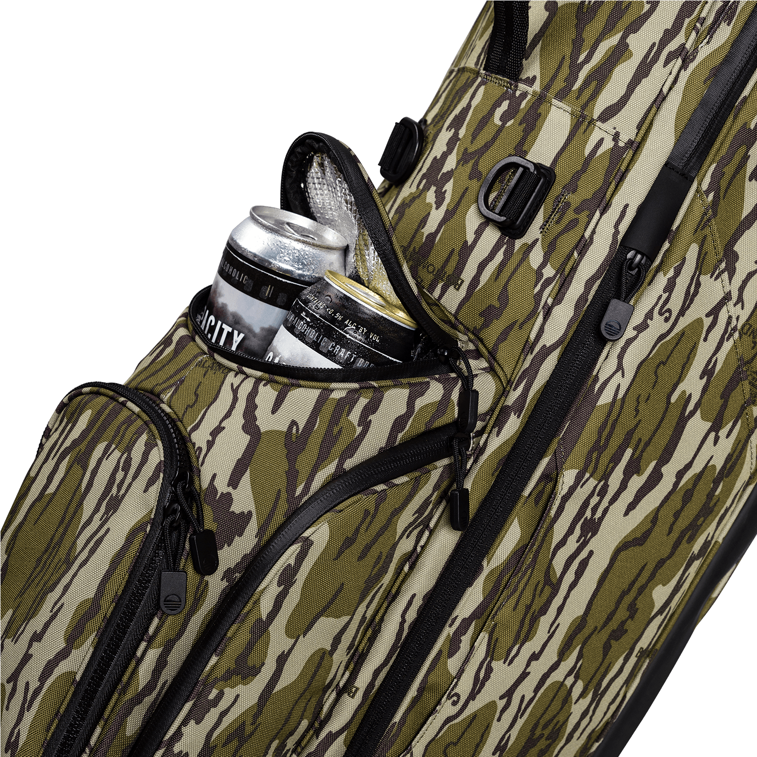Ryder Mossy Oak Bottomland Camo Stand Bag - Lightweight Golf Stand Bag with Camouflage Design for Hunting & Outdoor Enthusiasts | Perfect for Golfing, Hunting, and Outdoor Adventures