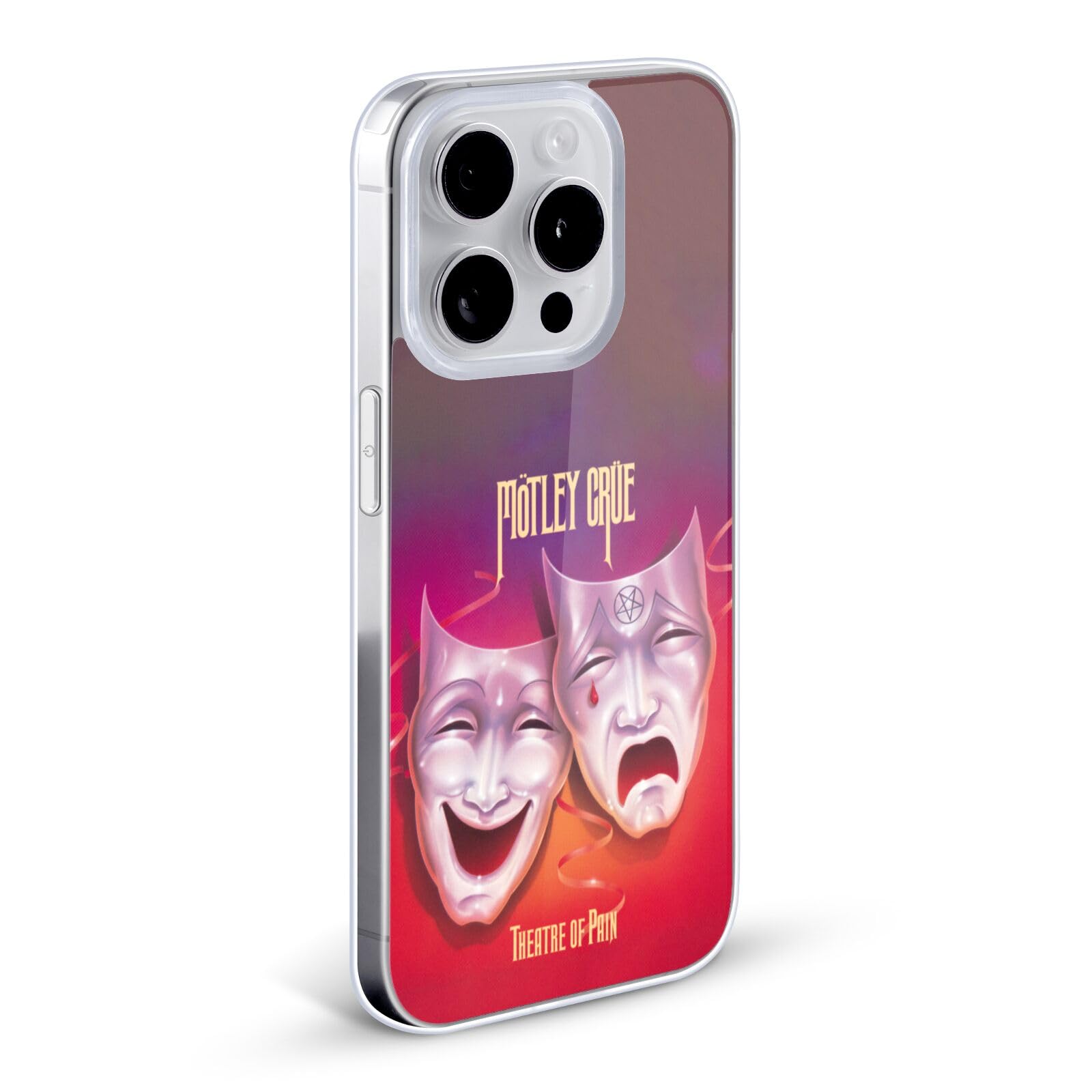 Head Case Designs Motley Crue Theater of Pain Album Soft Gel Case for iPhone 7 Plus/8 Plus - Rock Music Fan Protective Cover for Concerts & Daily Use