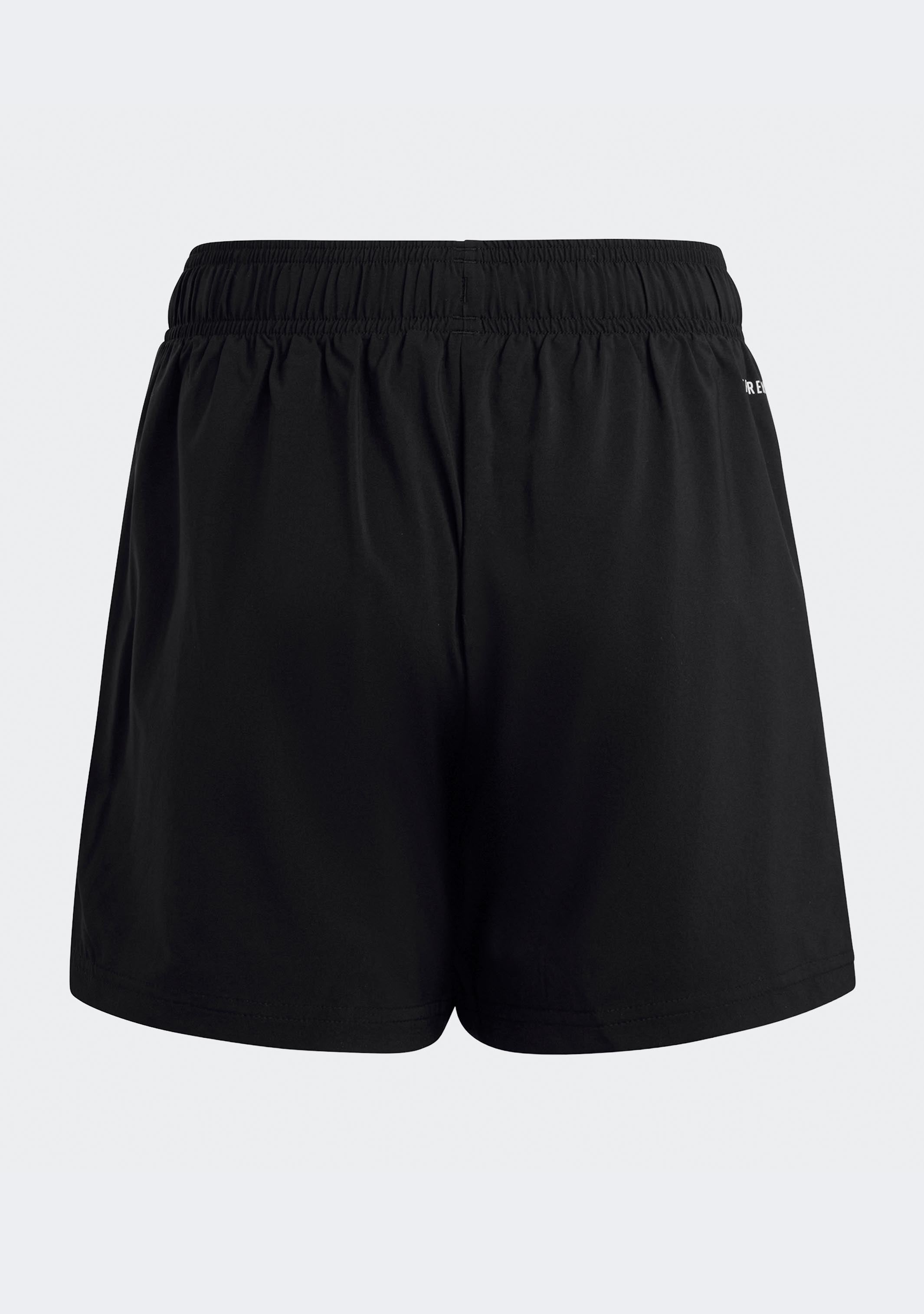 Adidas Junior Plain Chelsea Shorts for Girls - Black Athletic Shorts for Running, Soccer & Casual Wear