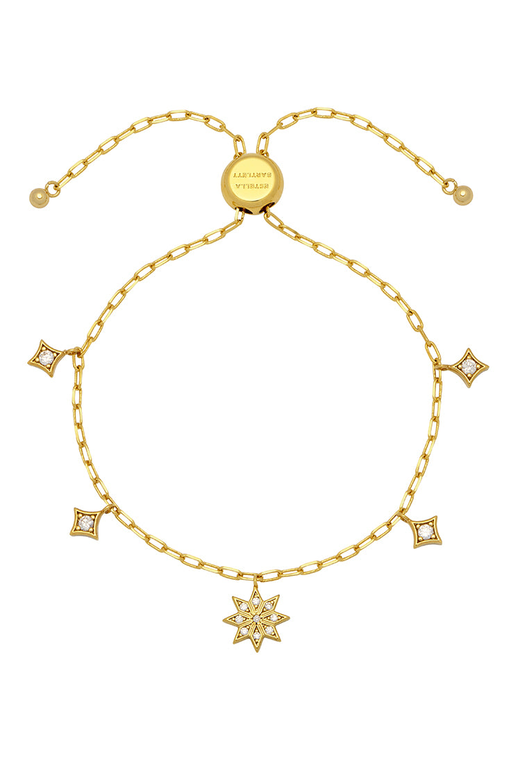Star Charm Bracelet for Women - Elegant Adjustable Zodiac Jewelry Gift for Birthday, Anniversary & Everyday Wear | Perfect for Layering & Stacking