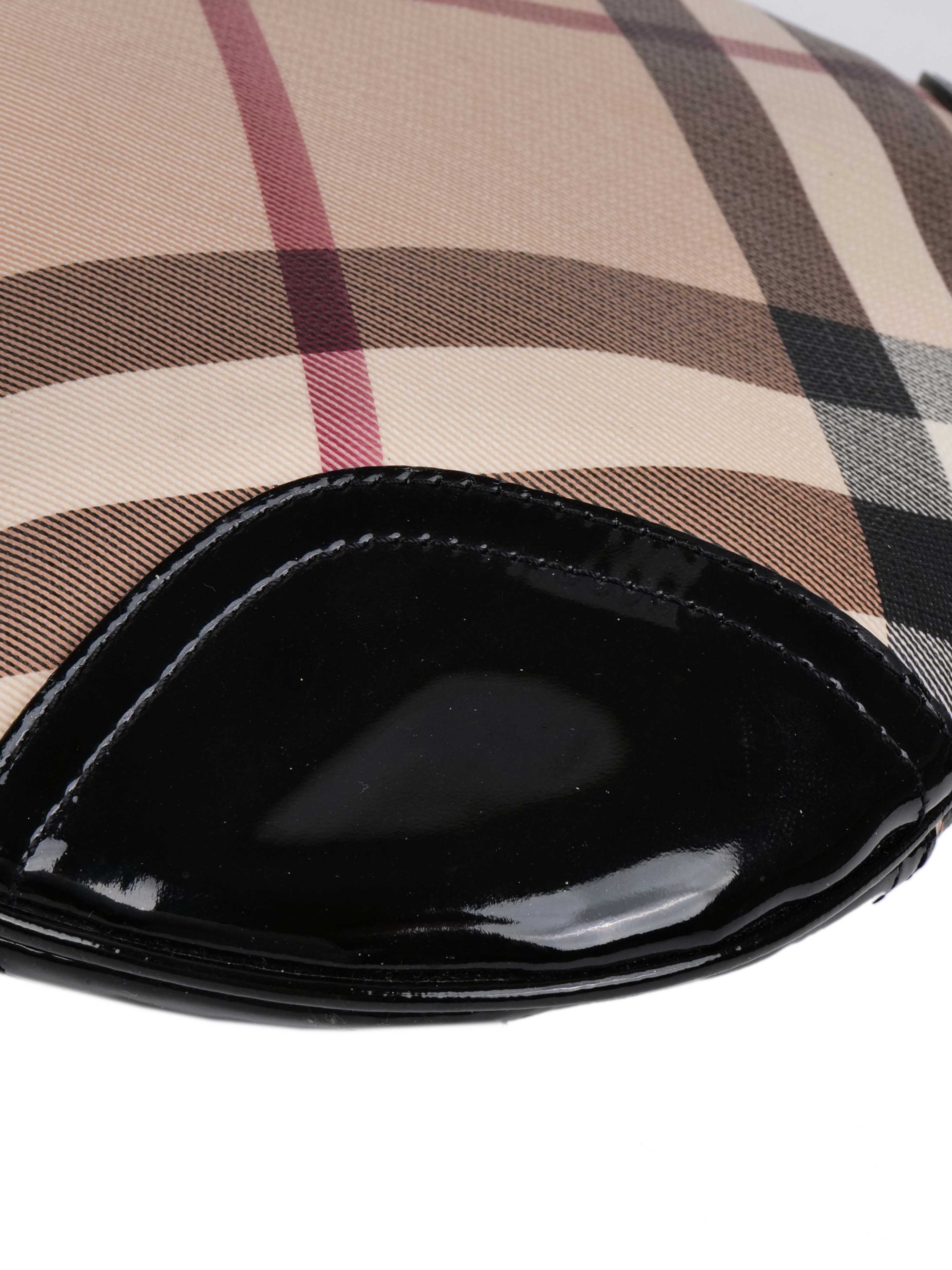 Burberry Haymarket Check Shoulder Tote Bag - Luxury Designer Handbag for Women | Perfect for Work, Travel & Everyday Use