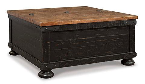 Valebeck Cocktail Table T468 00 - Modern Coffee Table with Storage Shelf, Perfect for Living Room, Lounge & Small Spaces