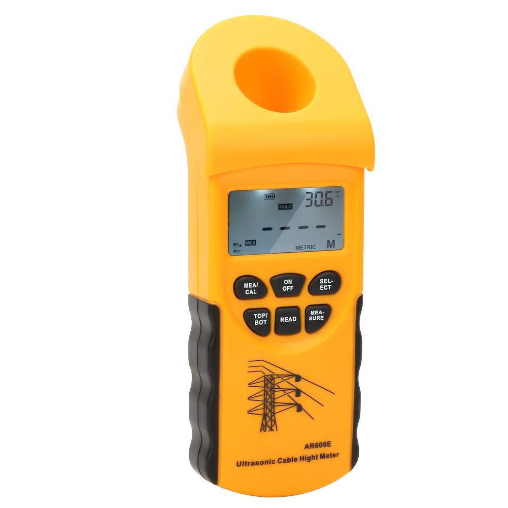 Professional 6-Cable LCD Height Meter Tester - Accurate Outdoor Measuring Tool for Kids Growth Tracking & Basketball Player Height Measurement