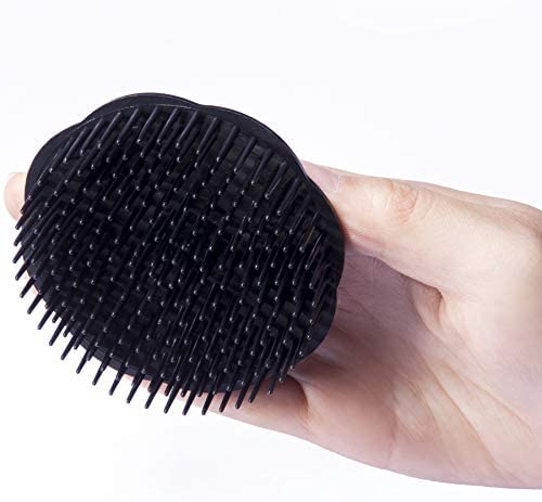 BOXO Silicone Scalp Massager Brush - Exfoliating Hair Scrubber for Dandruff Removal & Head Spa (1 Pack, Random Color) - Perfect for Shower, Salon & Home Hair Care Routine