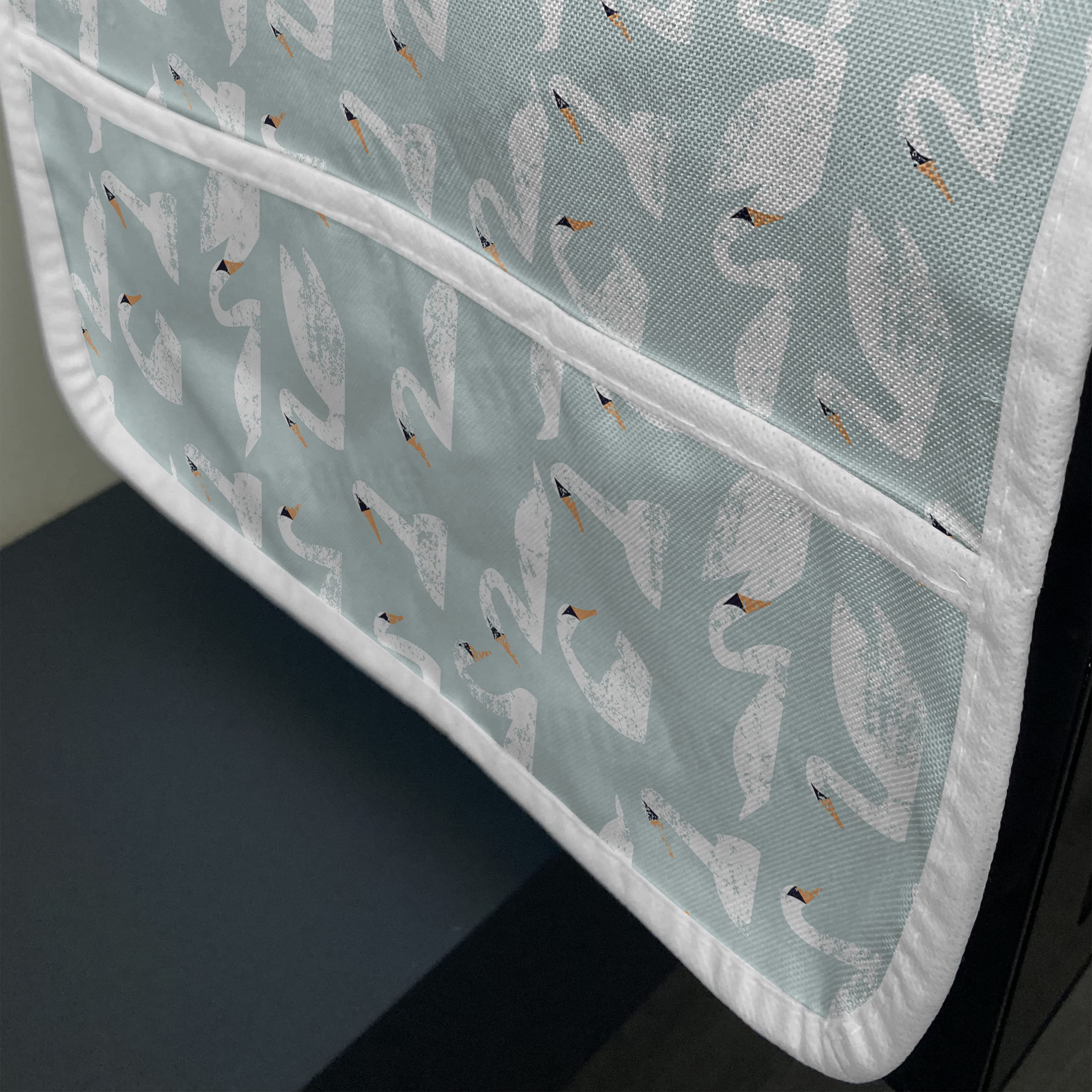 Ambesonne Microwave Oven Cover - Waterproof Kitchen Organizer with Pockets, 36