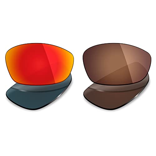 Fire Red & Bronze Brown