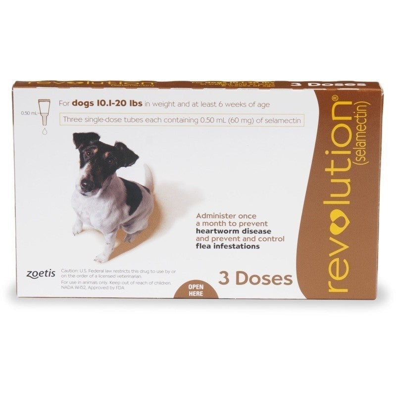 FDA Approved Revolution for Dogs & Cats - Flea & Worm Prevention Topical Treatment | Vet Recommended Spot-On Solution for Puppies, Kittens & Adult Pets | Home & Travel Protection
