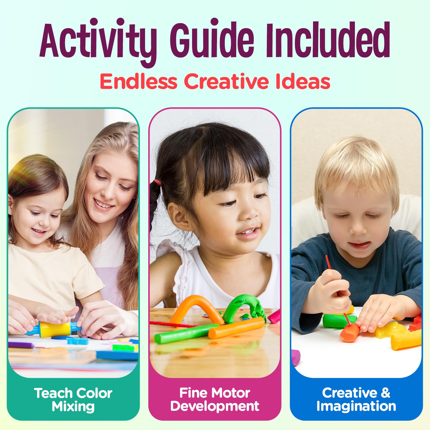 Hygloss Play Modeling Dough - 1lb Non-Toxic Kids Clay for Easter Basket Stuffers, Arts & Crafts, Classroom Supplies & Party Favors | Safe Unscented DIY Dough for Creative Play, Holiday Gifts & School Projects (Turquoise)