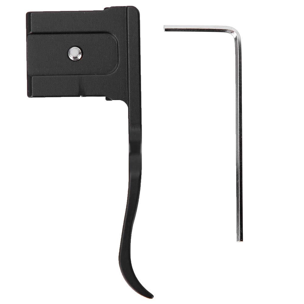 Acouto Black Aluminum Alloy Thumb Grip for Fuji XT30 Camera - Ergonomic Hand Grip Accessory for Enhanced Stability and Comfort in Photography
