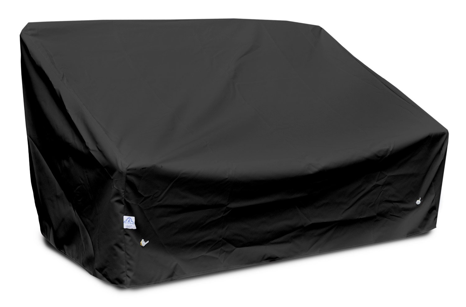 Waterproof Weathermax 79550 Deep Highback Loveseat/Sofa Cover - 60x35x35 Inches, Black - Outdoor Furniture Protection for Patio, Deck & Sunroom