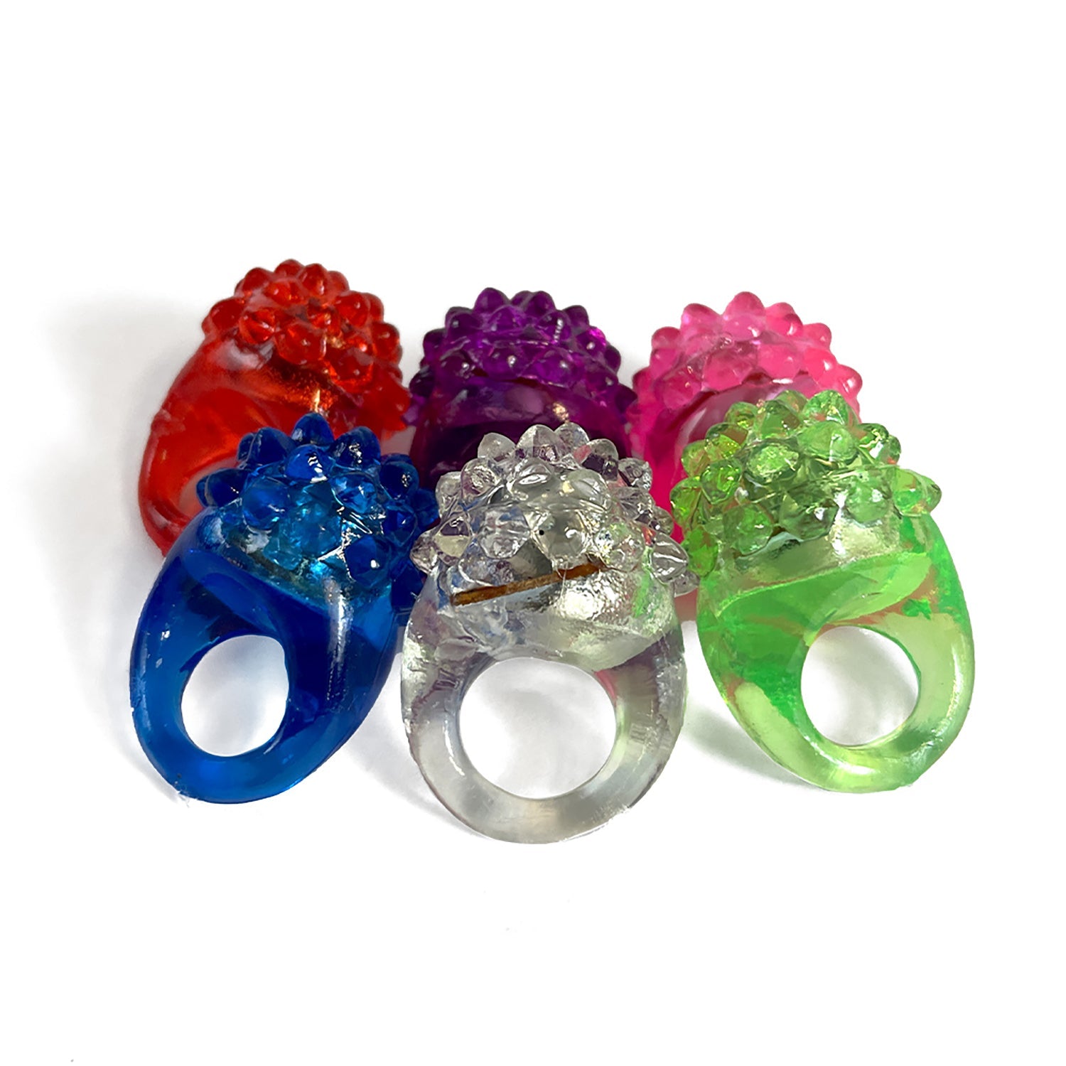 Flashing LED Light Up Rings - 24 Pack Assorted Colors | Glow Party Favors for Kids, Rave Accessories, Nightclub Events, Halloween & Christmas Celebrations