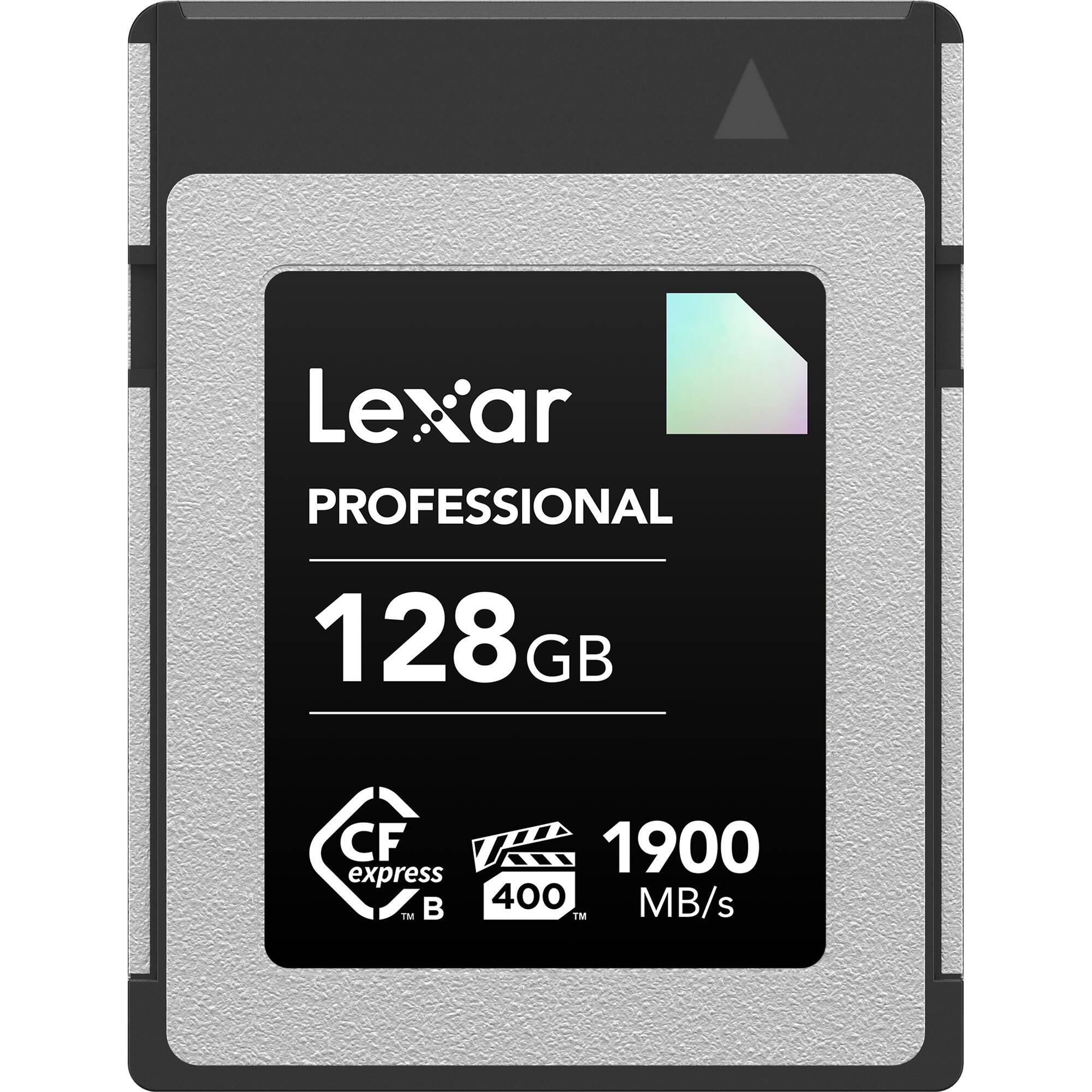 Lexar 128GB Professional CFexpress Type B Memory Card - DIAMOND Series (Up to 1700MB/s) for DSLR, Mirrorless Cameras & 4K Video Recording