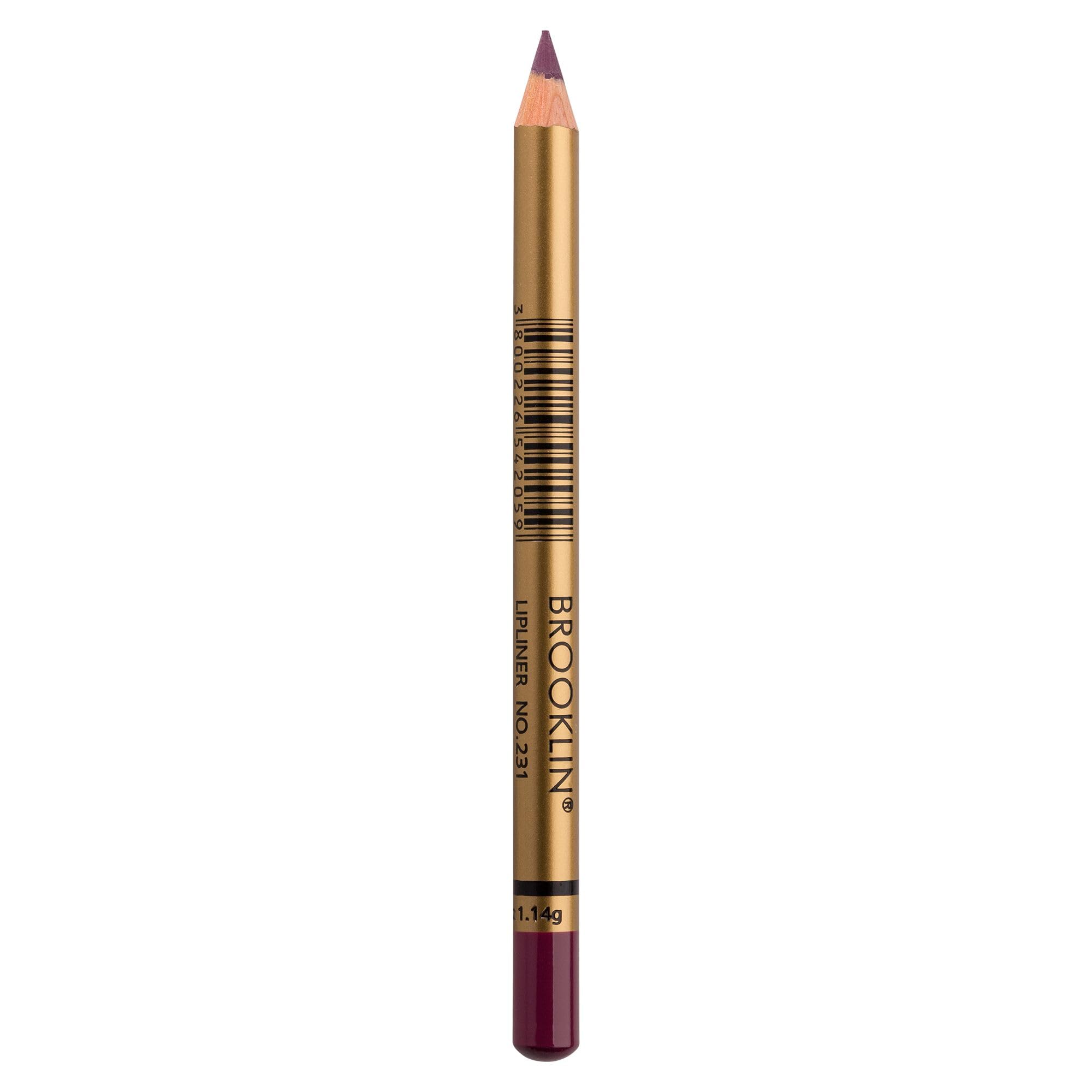 ImImpala Brooklin Matte Waterproof Lip Liner - Long-Lasting Lip Pencil in 231 Aubergine | Smudge-Proof, Smooth Formula for All-Day Wear | Perfect for Parties, Weddings & Everyday Makeup Looks