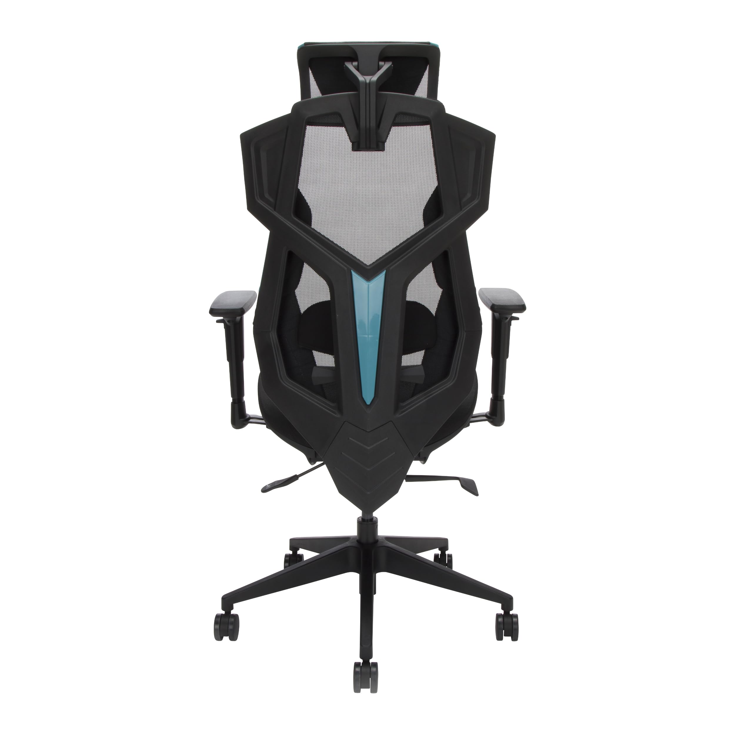 RESPAWN FLEXX Ergonomic Mesh Gaming Chair with Lumbar Support - Adjustable Recline, Tilt Tension & Armrests - 300lb Weight Capacity - Teal Office Chair for Computer Gaming, Work & Home Desk Setup