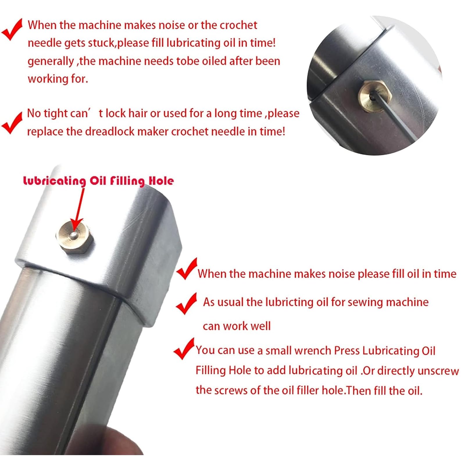 Electric Instant Portable Hair Braiding Machine for DIY Hair Extensions & Dreadlocks - 6mm Safe & Easy Loc Maker Tool for Home Salon & Professional Styling (Perfect for Natural Hair, Box Braids & Protective Styles)