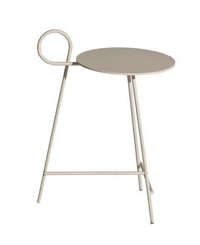 Driade Carmina Side Table - Modern End Table for Living Room, Bedroom & Office - Stylish Accent Table with Wooden Base