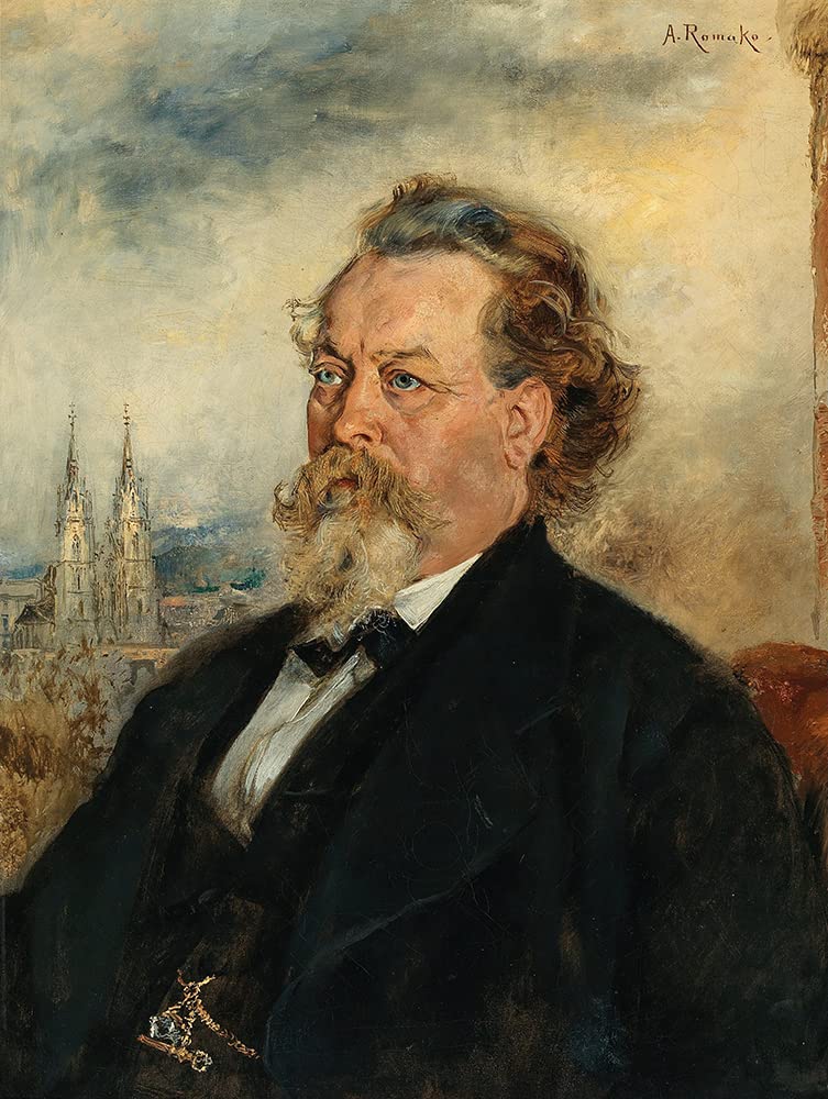 Anton Romako 19x24 Gallery Wrapped Canvas Art Print - Portrait of Wilhelm Museum Quality Wall Decor for Living Room, Bedroom & Office